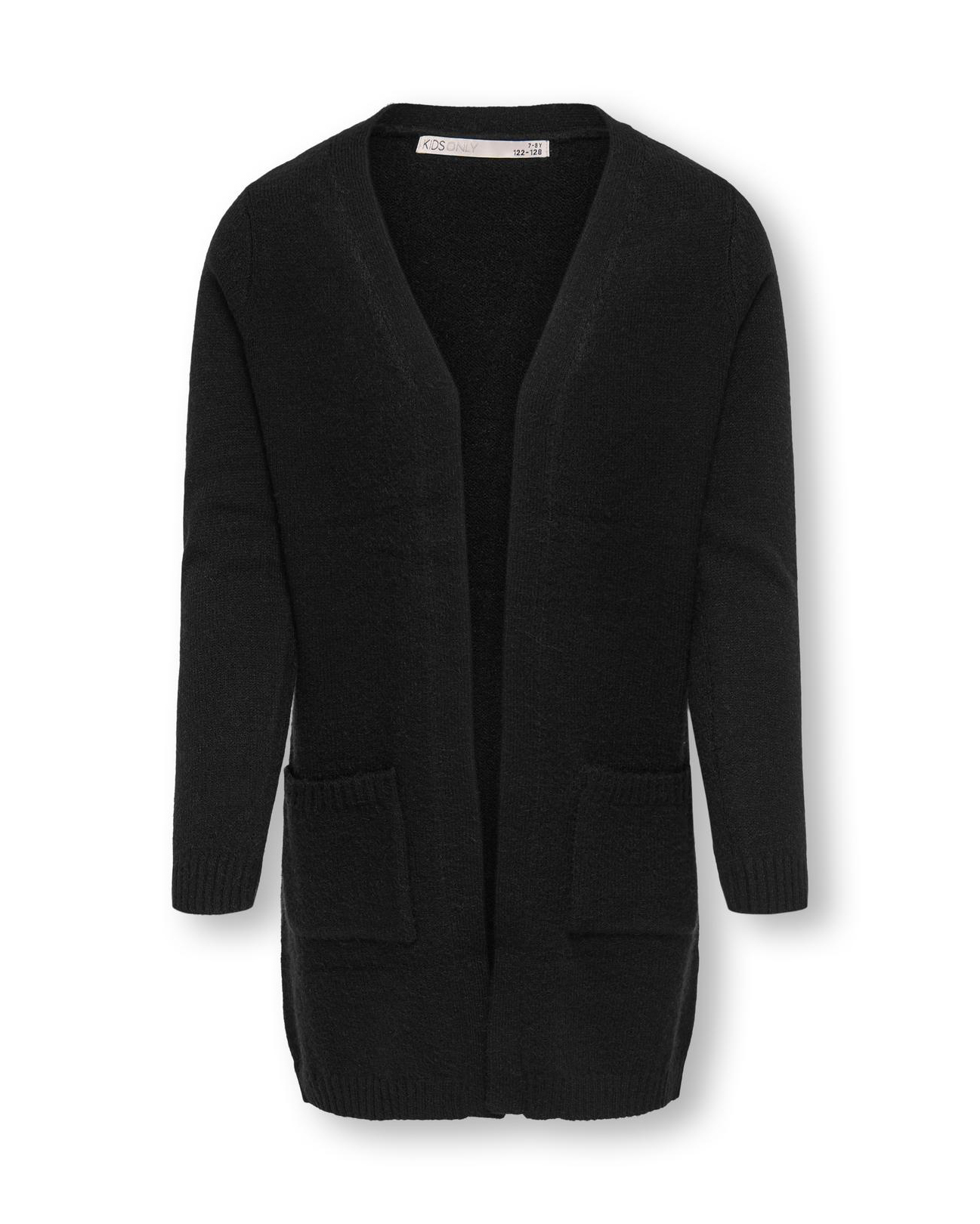 Cardigan nero in misto viscosa