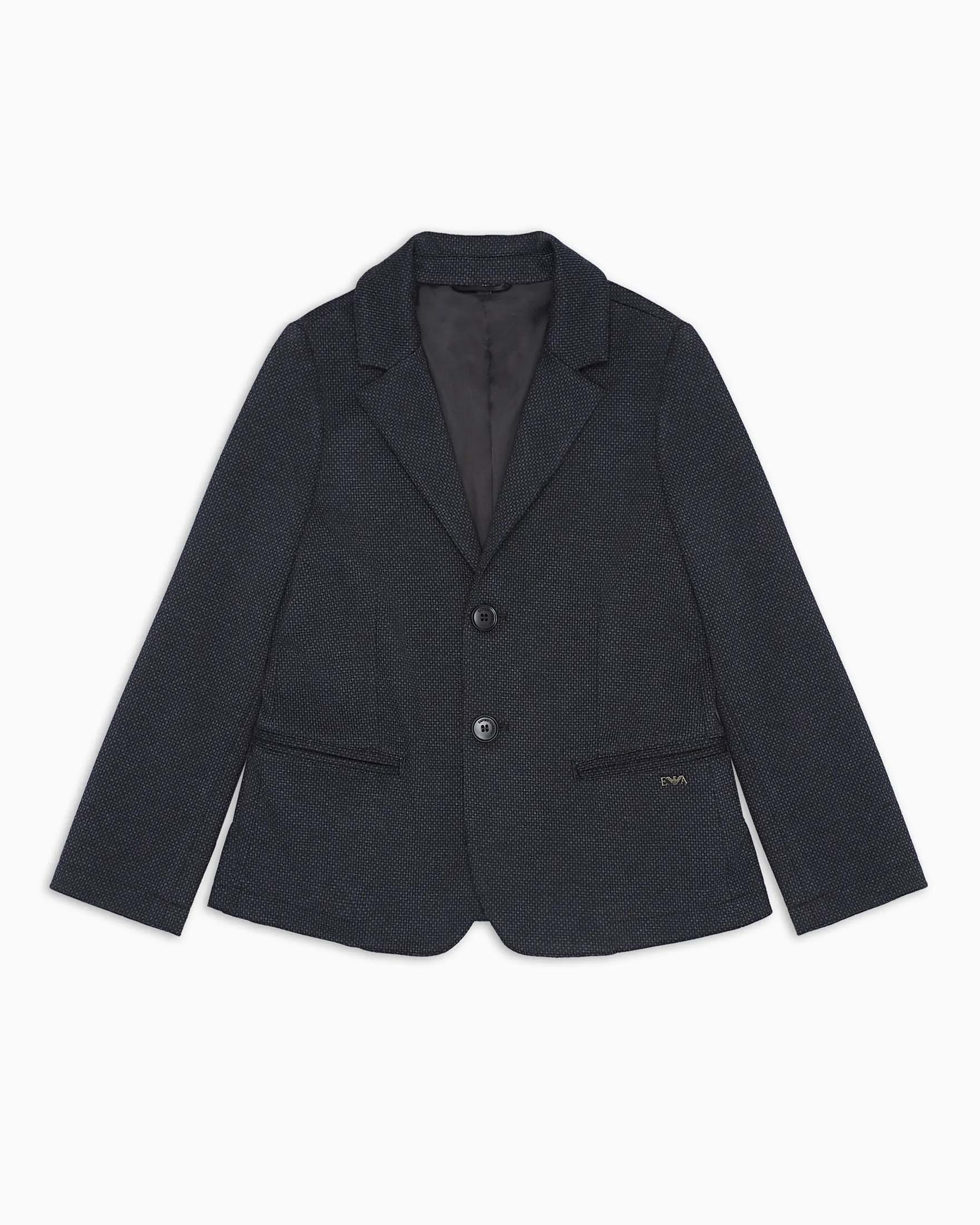 Blazer Junior blu punto milano operato monopetto
