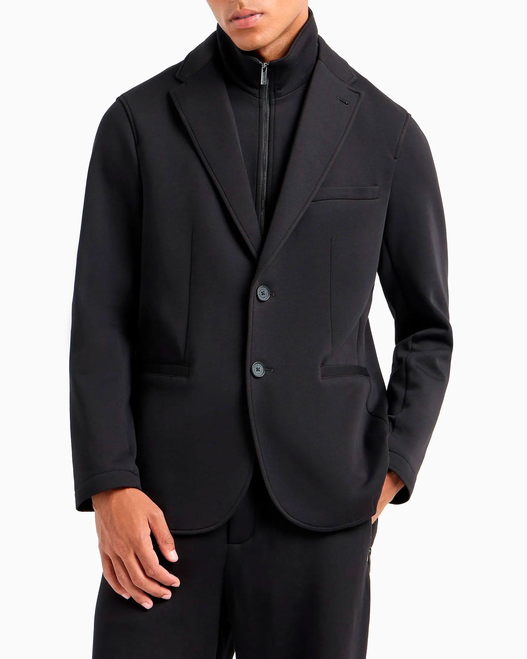 Colmar Giacca Blazer In Piumino Con Davantino Blazer Nero In