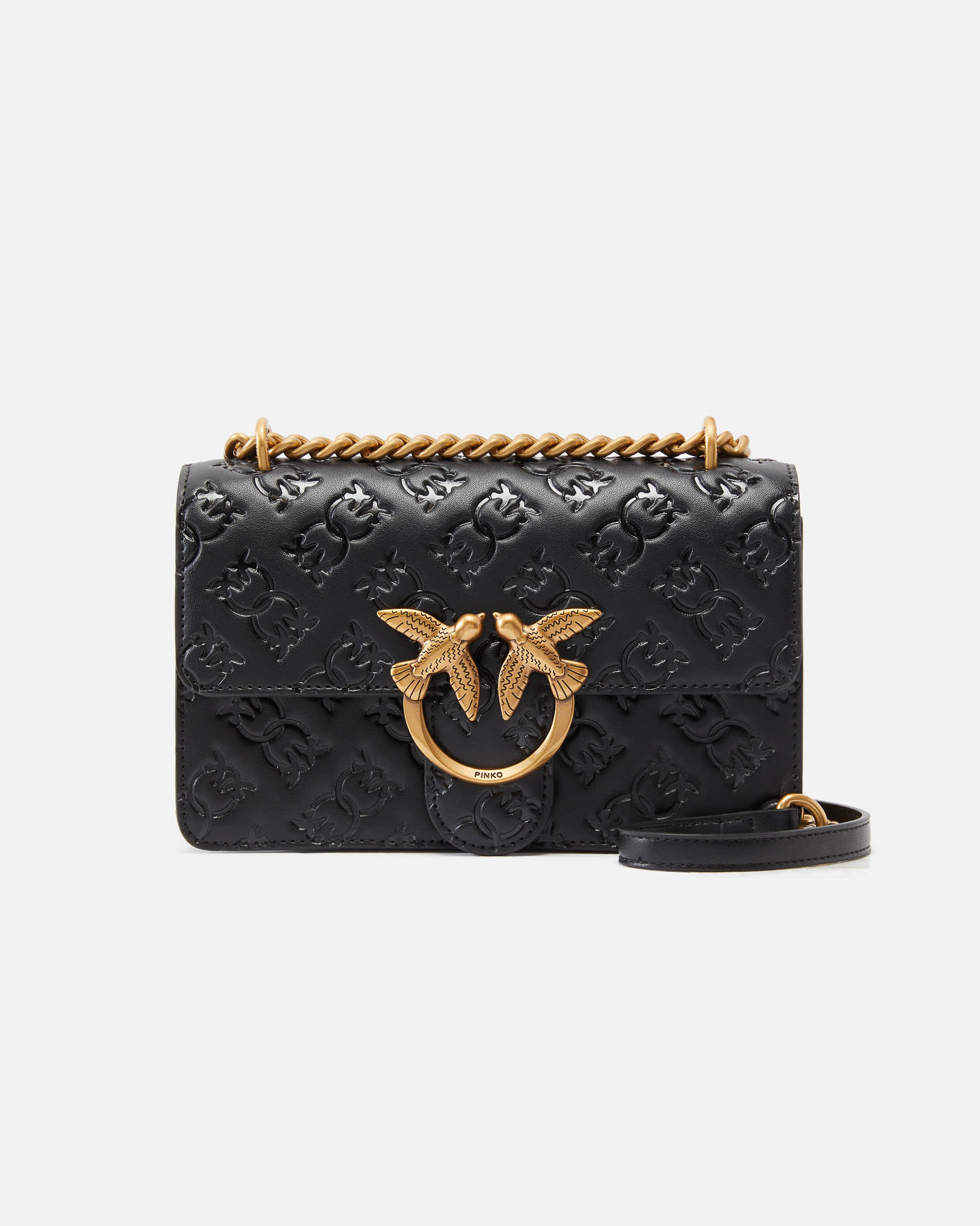 Pinko mini love bag black hotsell