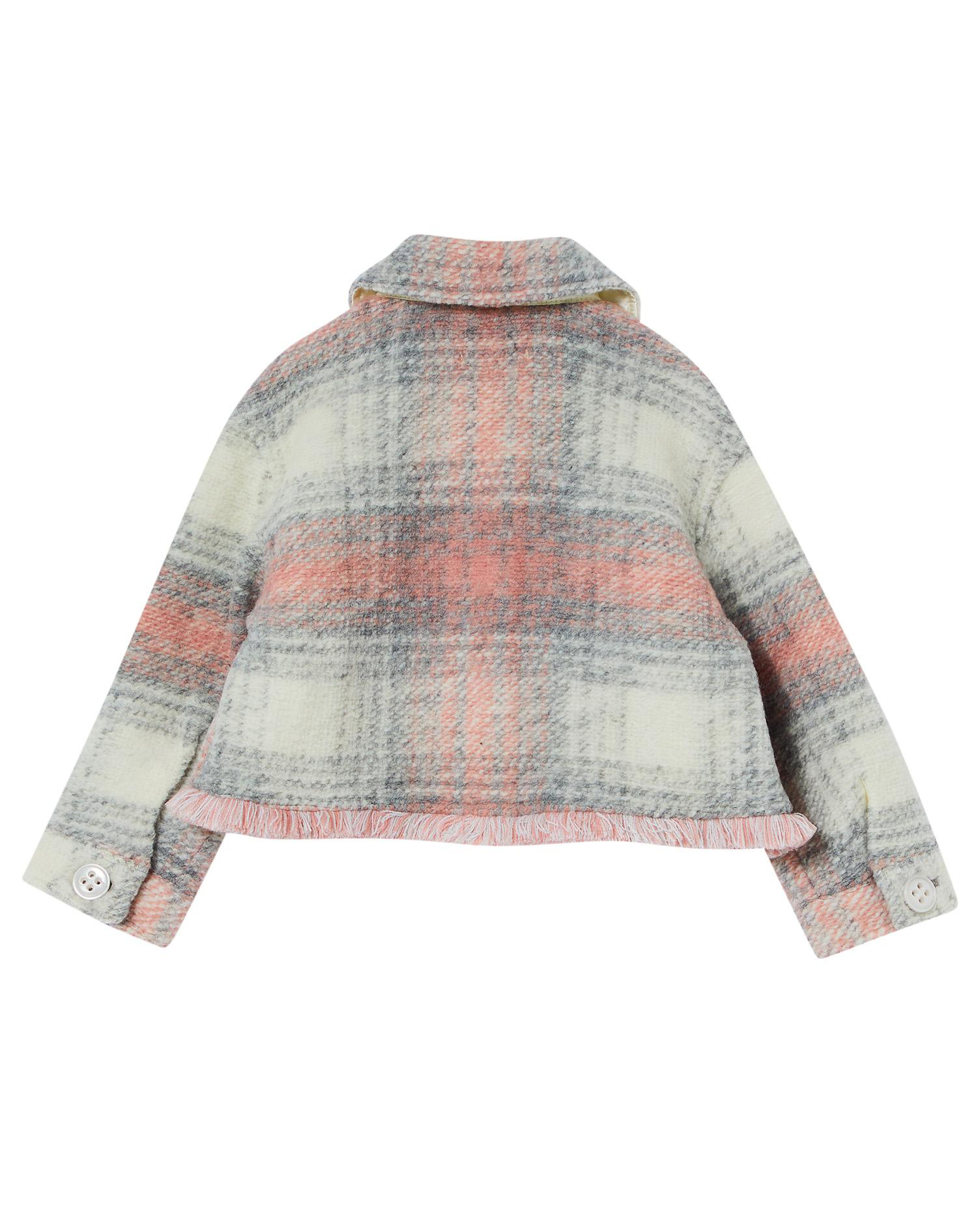 Giacca Liu Jo a camicia in misto lana tartan check multicolor image