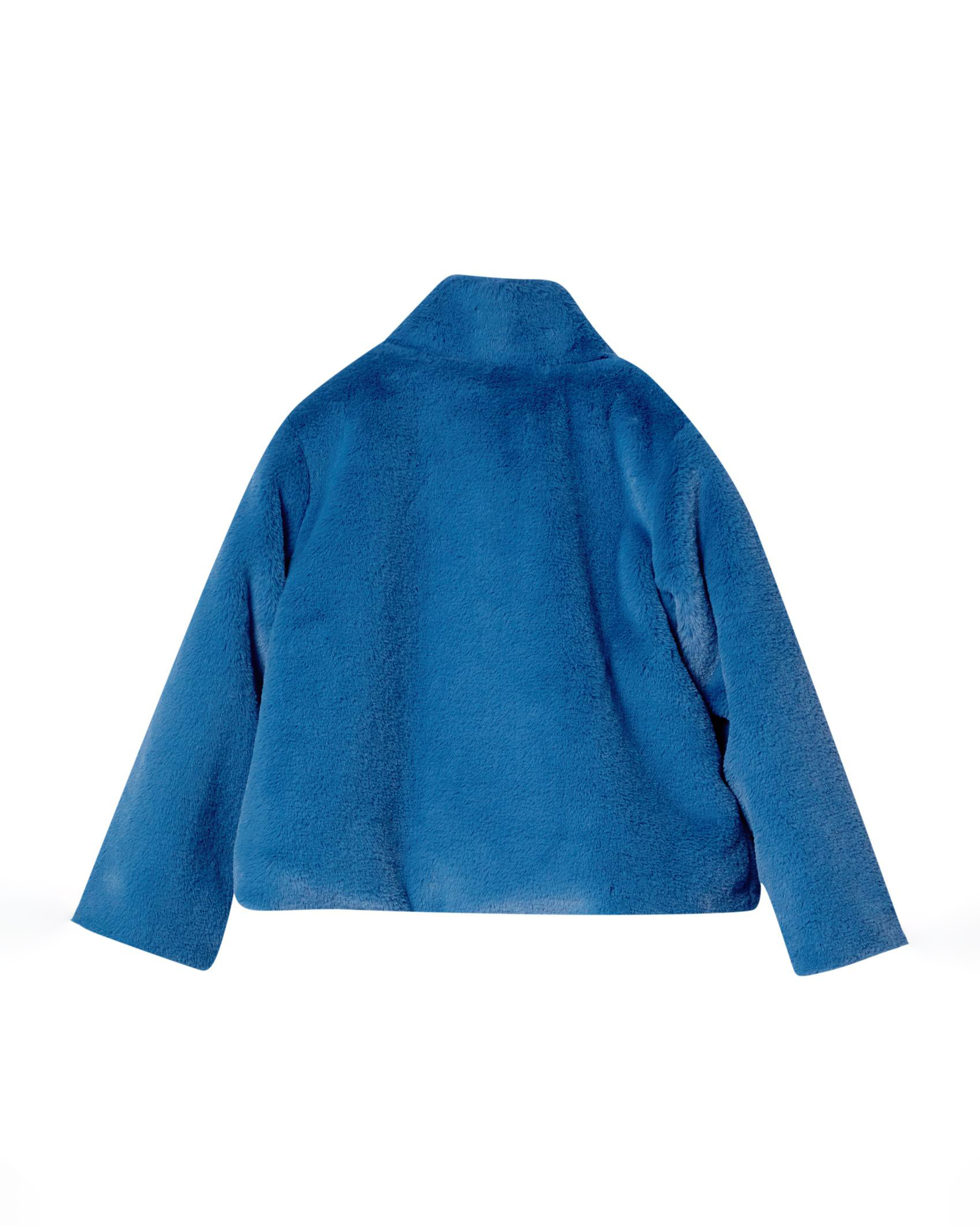 Pelliccia Liu Jo azzurra a collo alto image