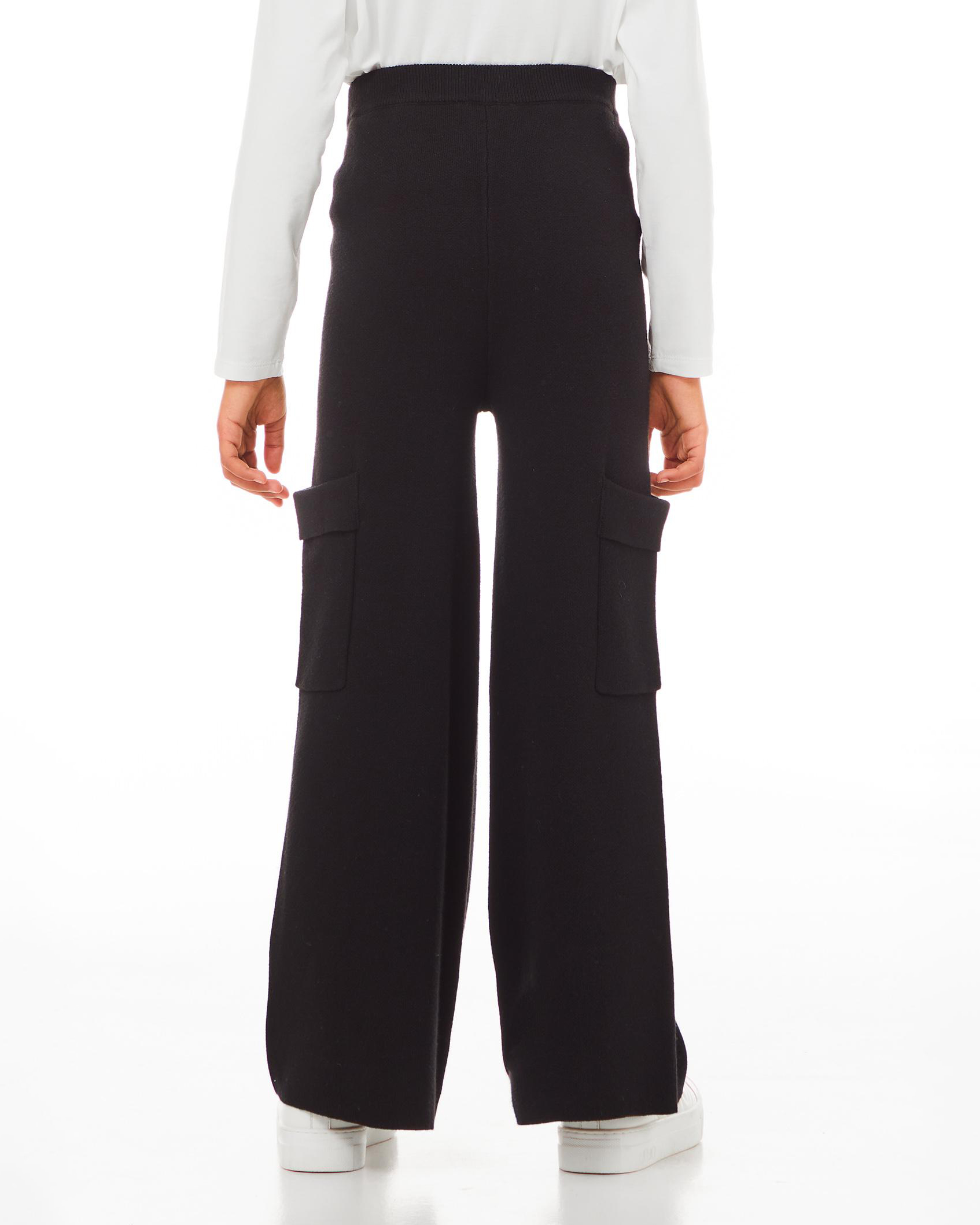 Pantaloni Liu Jo cargo neri in misto viscosa e cotone image