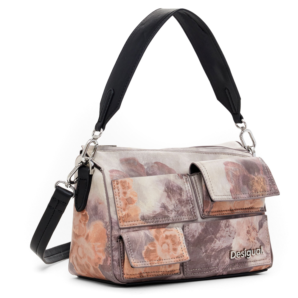Petit sac bandoulière noir & blanc 22waxa82 Desigual