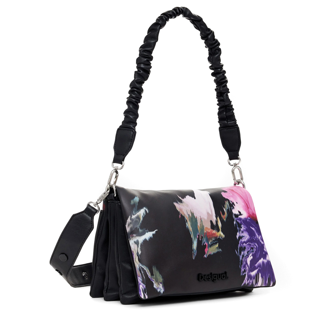 Desigual Spray Borsa a spalla 24WAXP58 2000 Negro