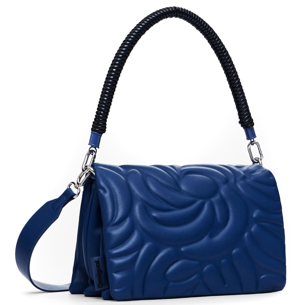 Desigual Curie Borsa a spalla 24WAXP10 5031 Azul noche