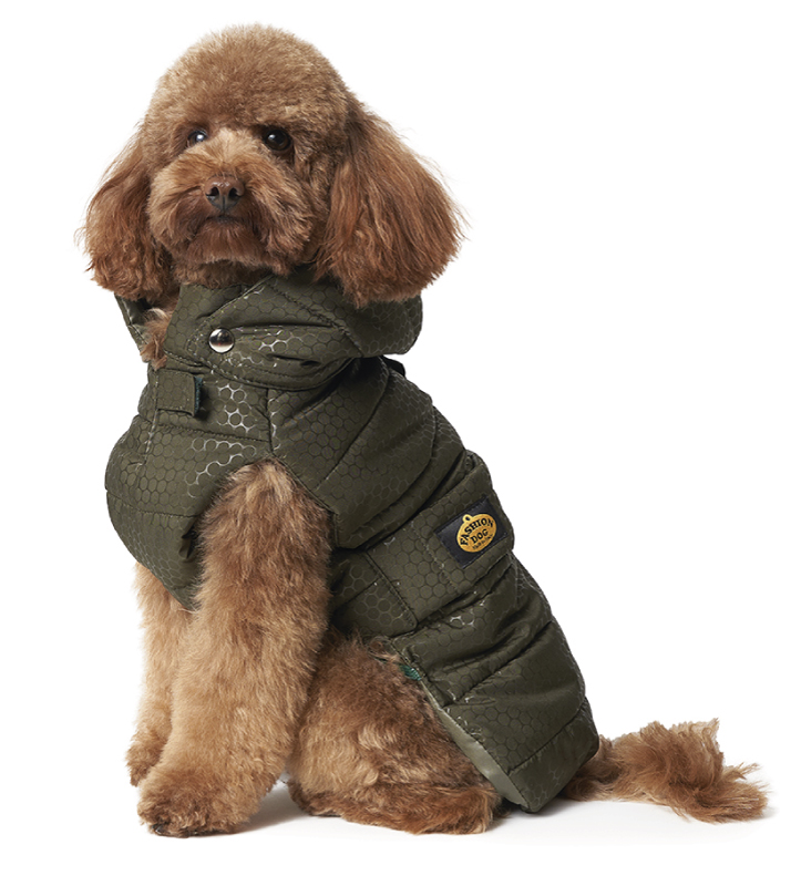 Impermeabile Cane Adiwo Giallo - Poncho Riflettente Con Cappuccio Trasparente Taglia L - Foto 5