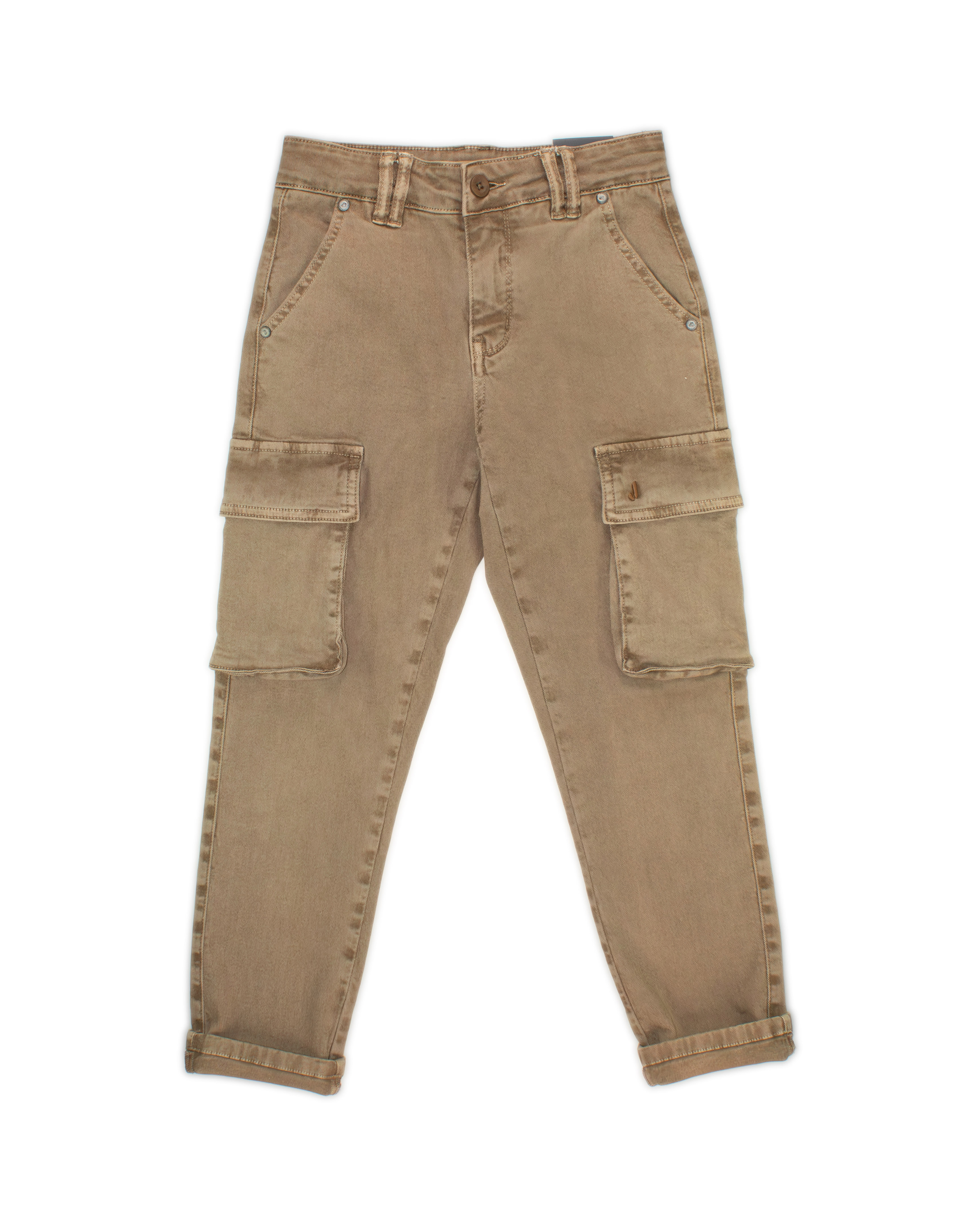 Pantaloni Jeckerson sabbia cargo in cotone stretch