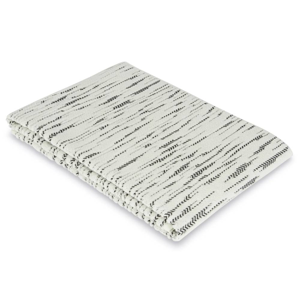 Missoni Home Bathroom | CARLYLE shower towel 100x150 black and white