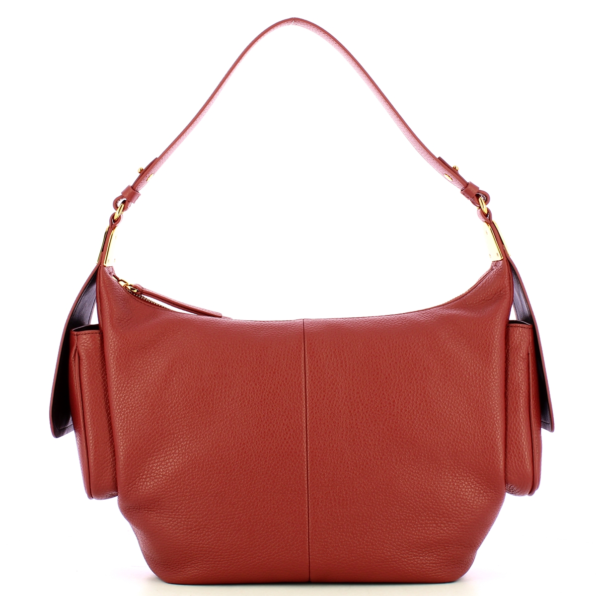 Campus Handbag Grained Leather R31 Marrone