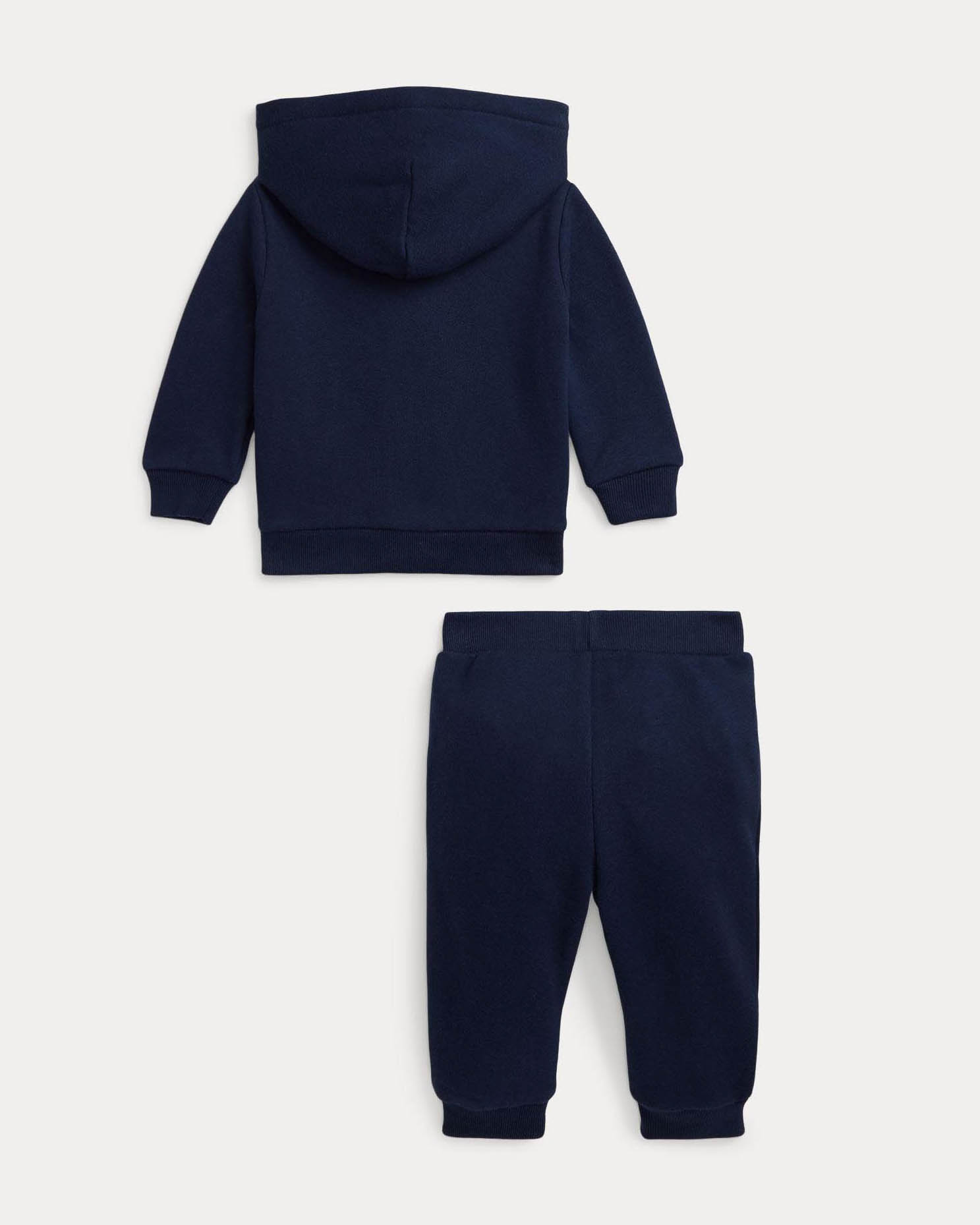 Tuta Ralph Lauren in felpa di misto cotone blu image