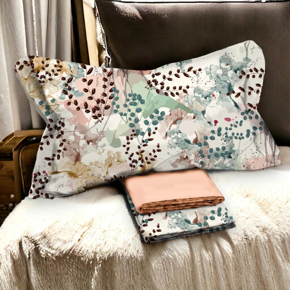 Completo Letto 2 Piazze Enrico Coveri In Percalle Cotone - Stampa Digitale Alta Definizione, Set Lenzuola Matrimoniali