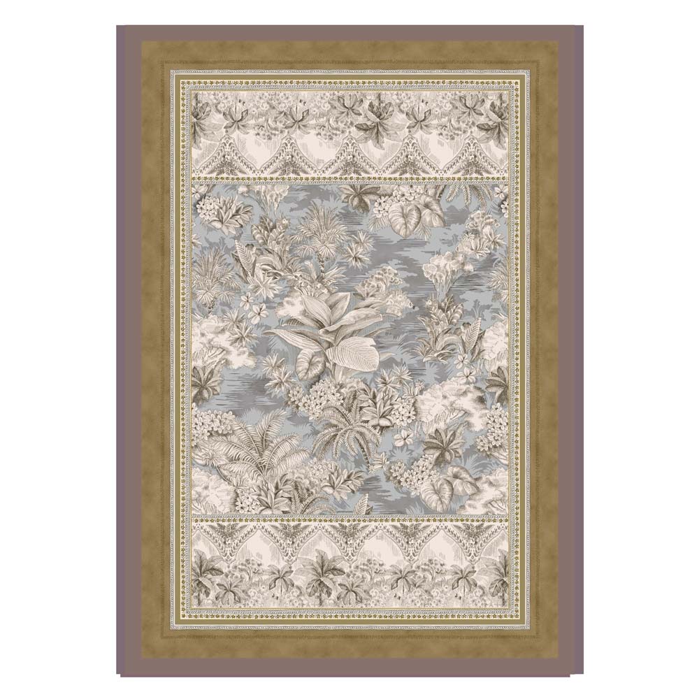 Plaid Bassetti Boboli G1 Blumenmuster In verschiedenen Größen erhältlich