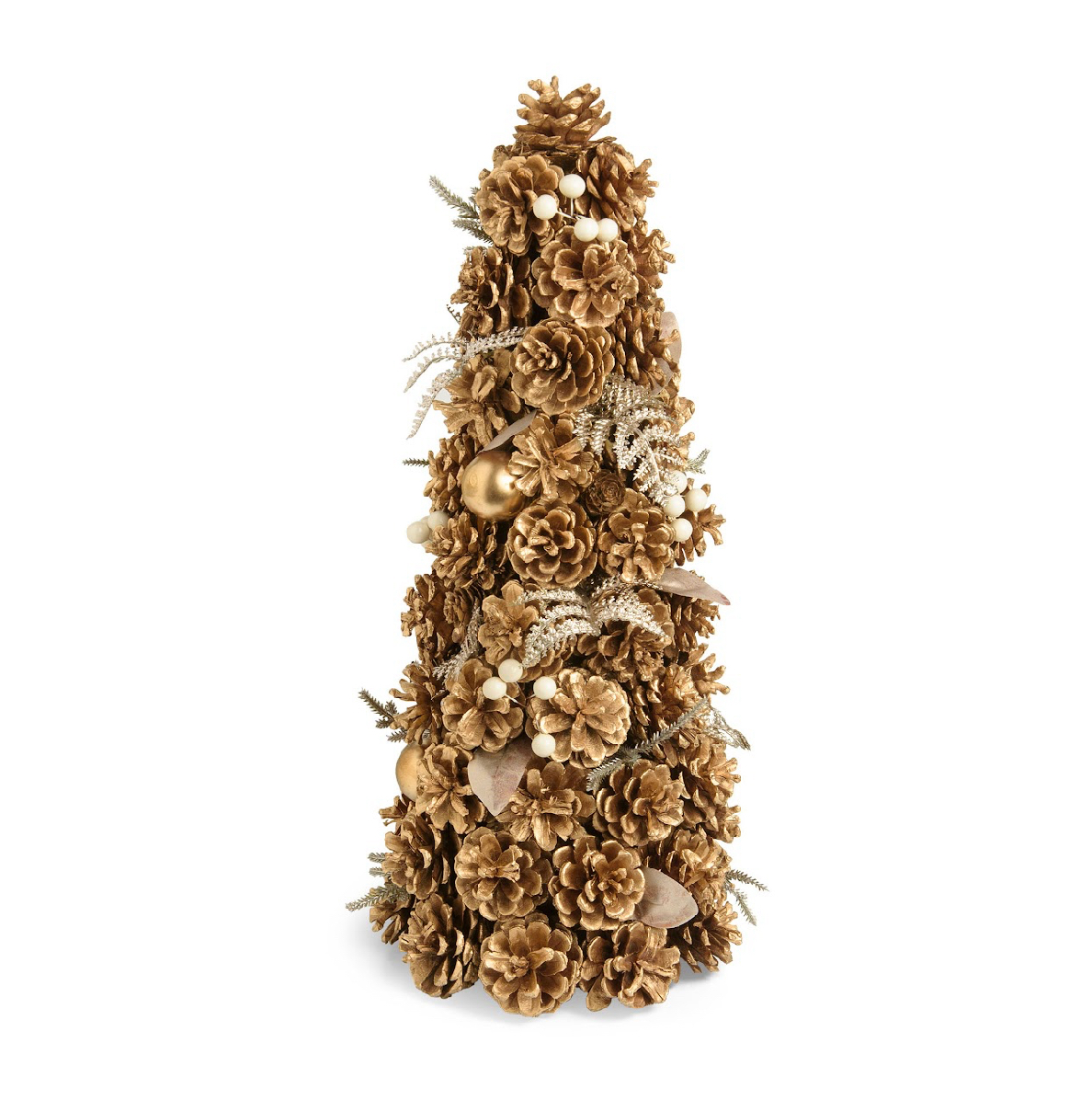 Albero di Natale Cono Versoloro con Pigne d.20 h.43