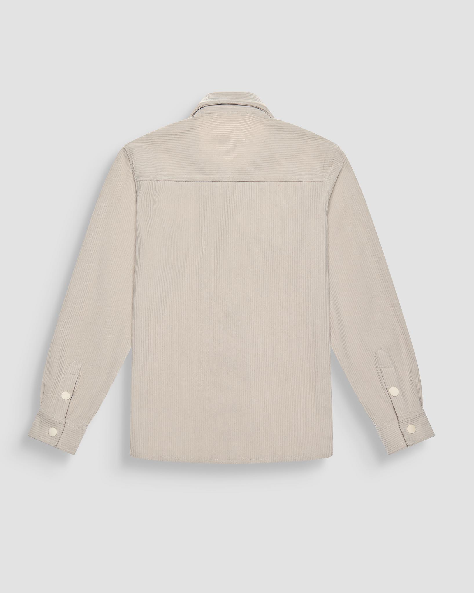 Giacca Antony Morato a camicia beige in velluto a coste image