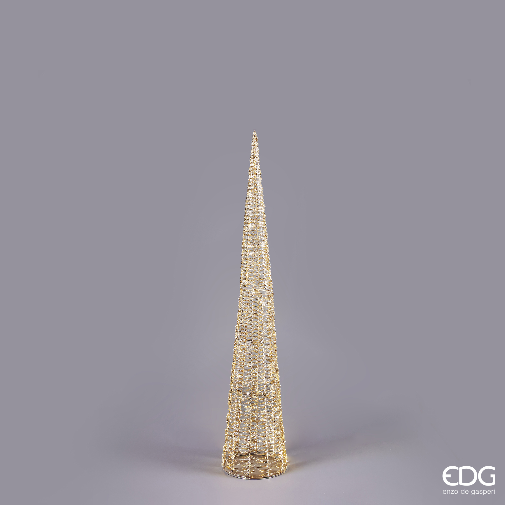 Albero di Natale Led Stripes Cono 1800 Microled IP44  d.34 h.180 Edg