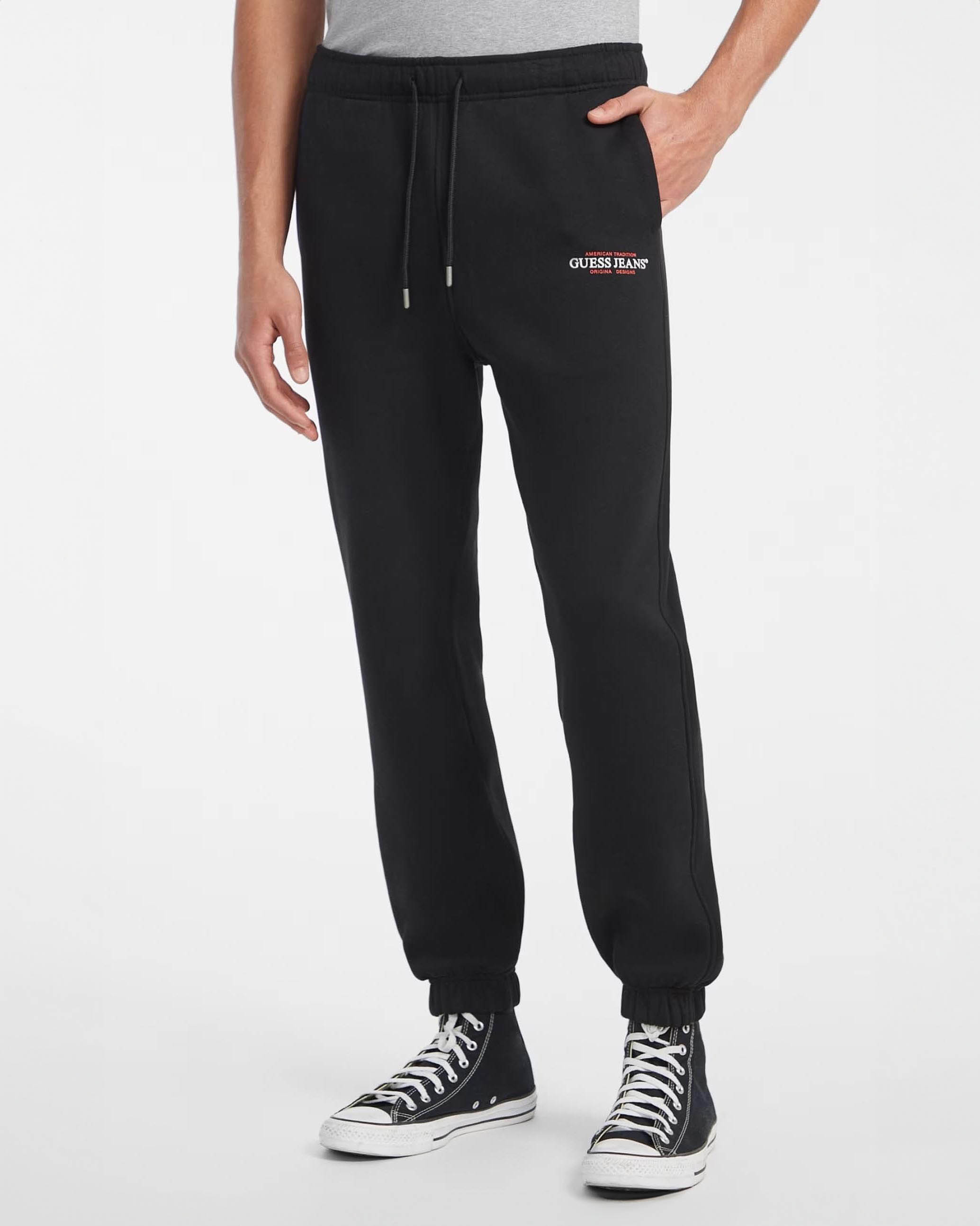 Pantaloni neri guess deals