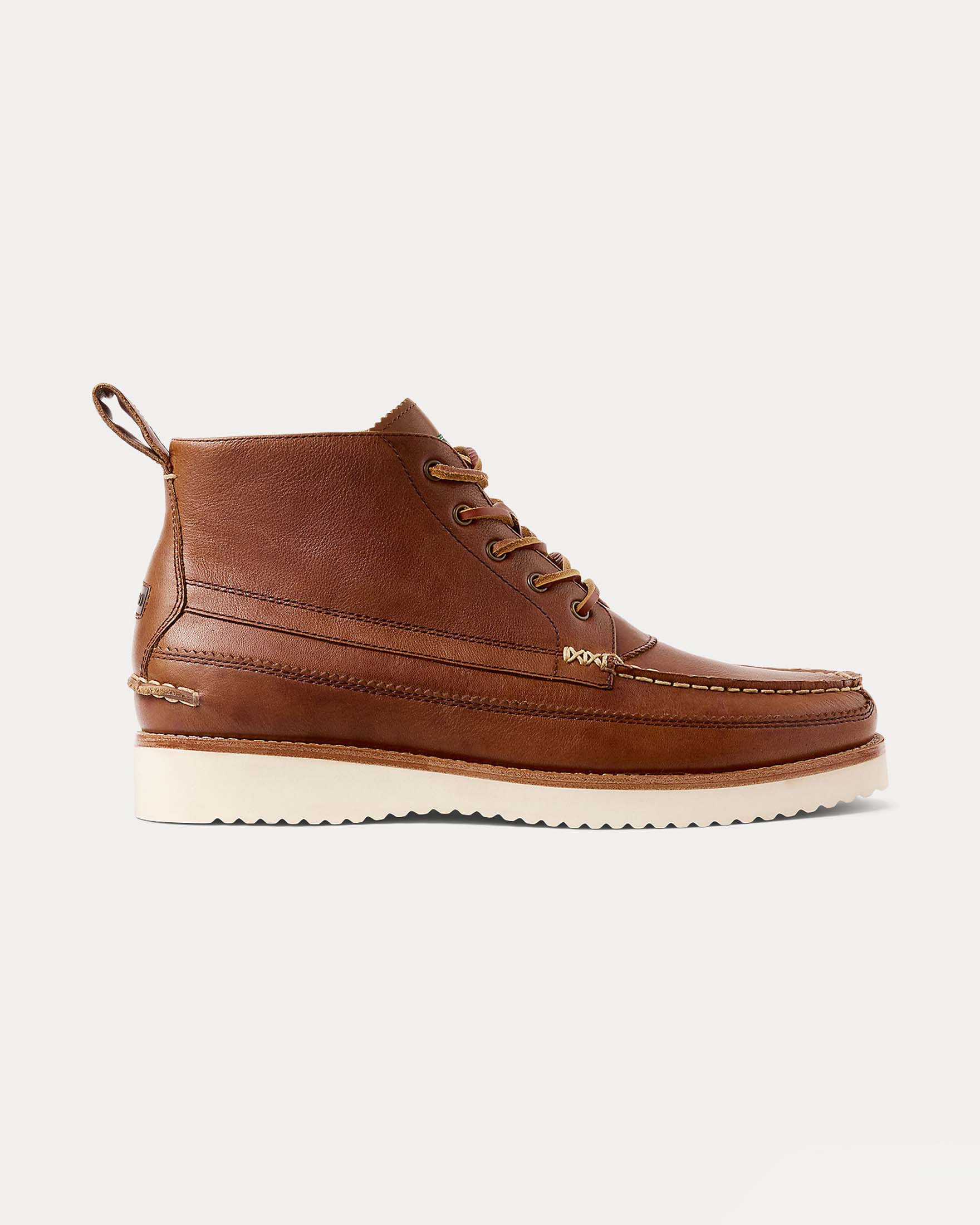 Scarponcino Ranger color cuoio in pelle