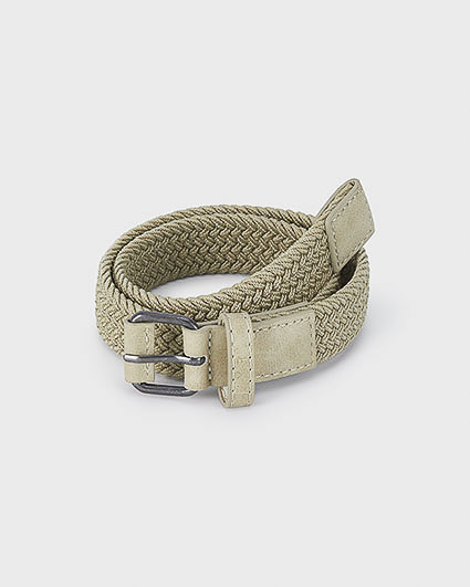 Cintura Mayoral intrecciata beige