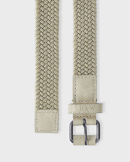 Cintura Mayoral intrecciata beige image