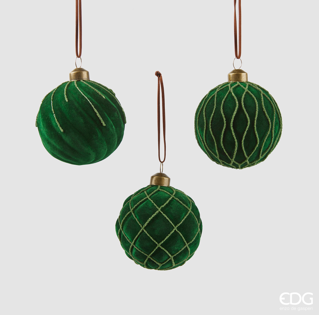 Palla in Vetro Velvet Verde 3A d.8 Edg
