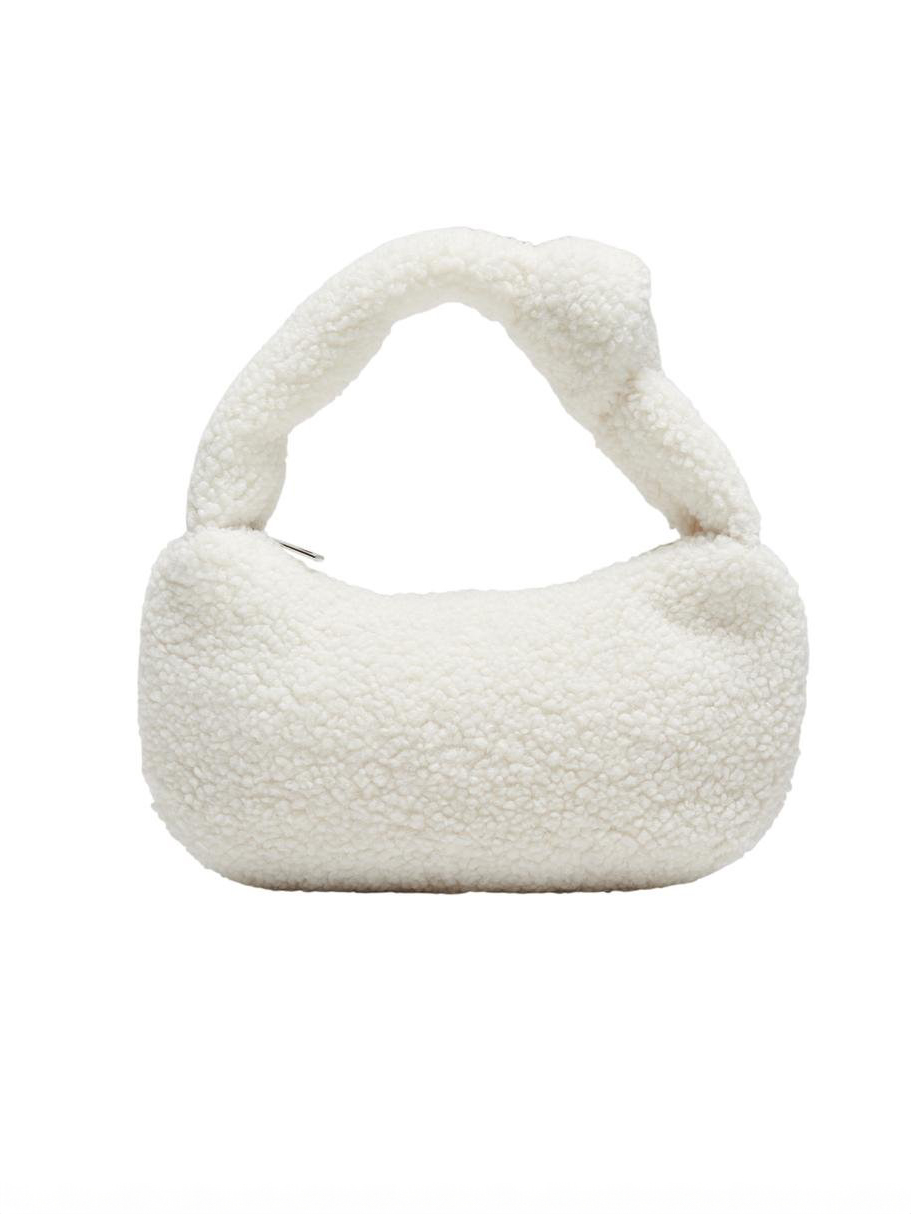 Borsa a mano bianca teddy