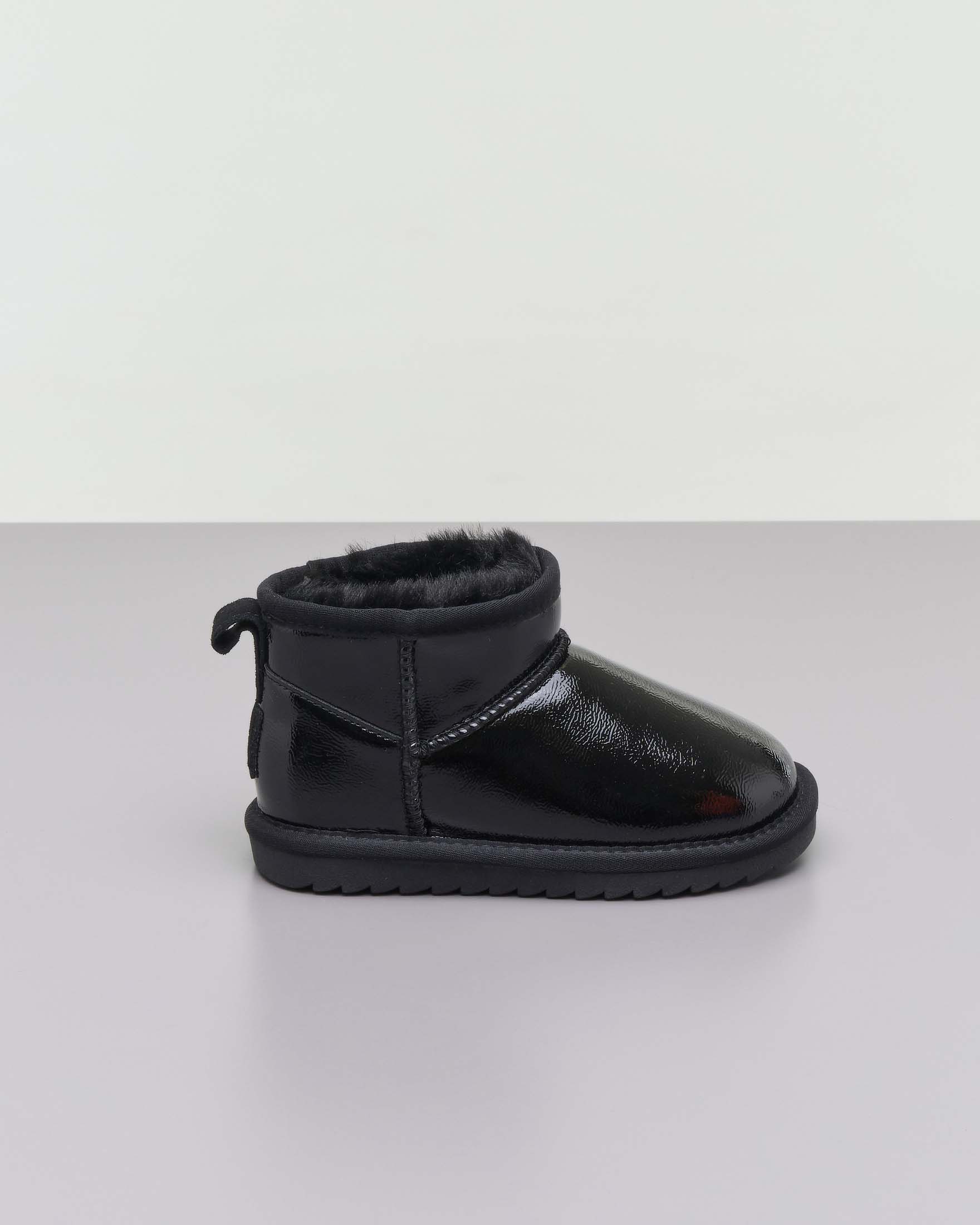 Stivaletto Colors of california nero in vernice