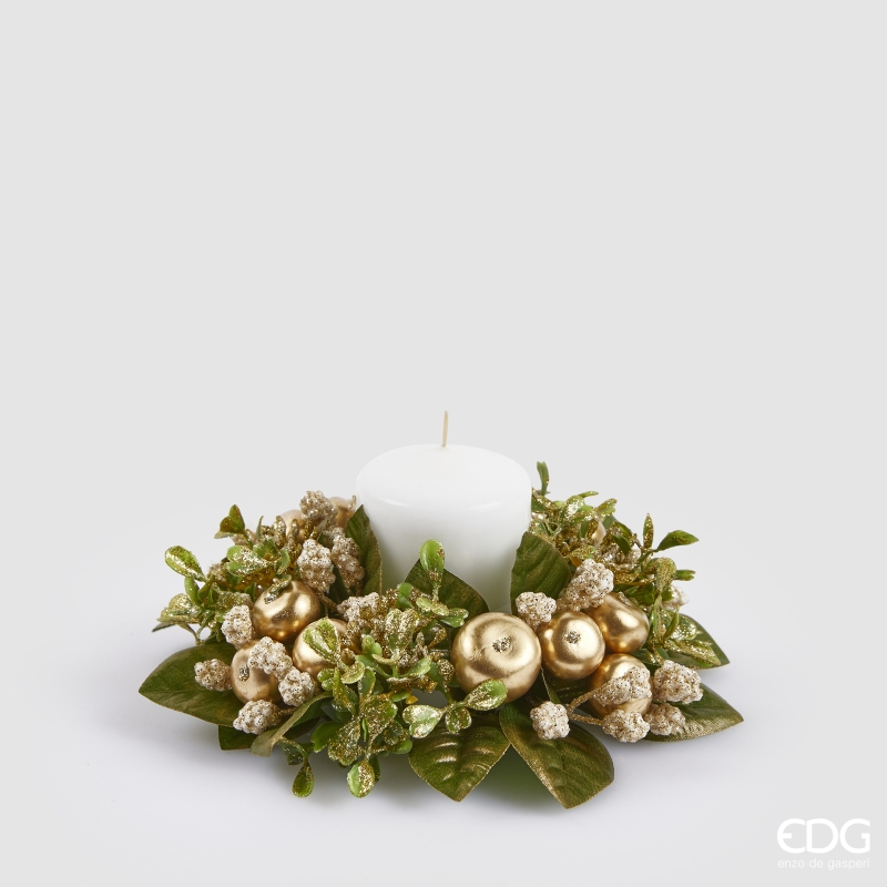 Corocina con Meline e Foglie Oro d.16 d.int.5 Edg