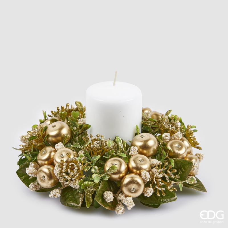 Corocina con Meline e Foglie Oro d.20 d.int.8 Edg