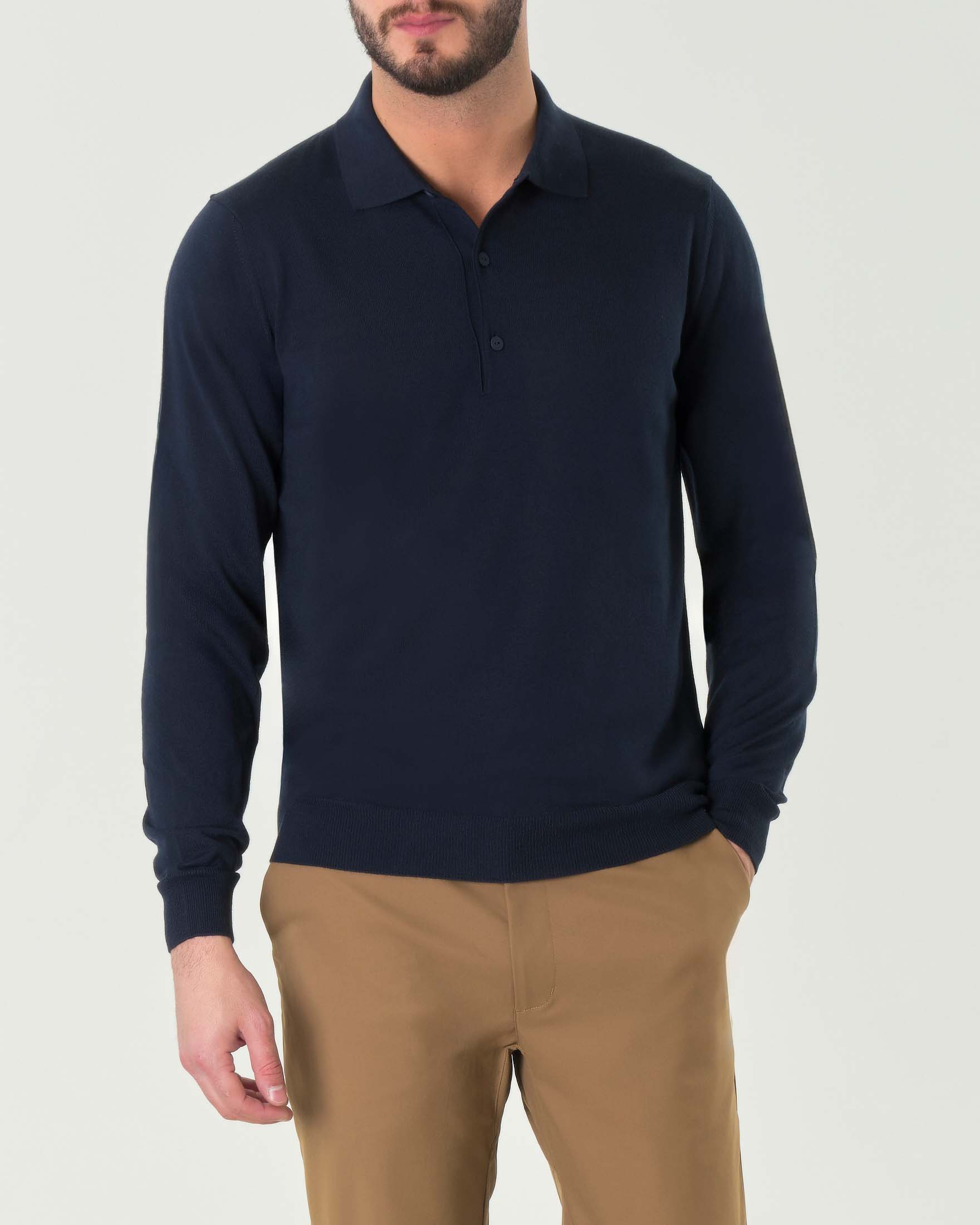 Polo lana maniche lunghe deals