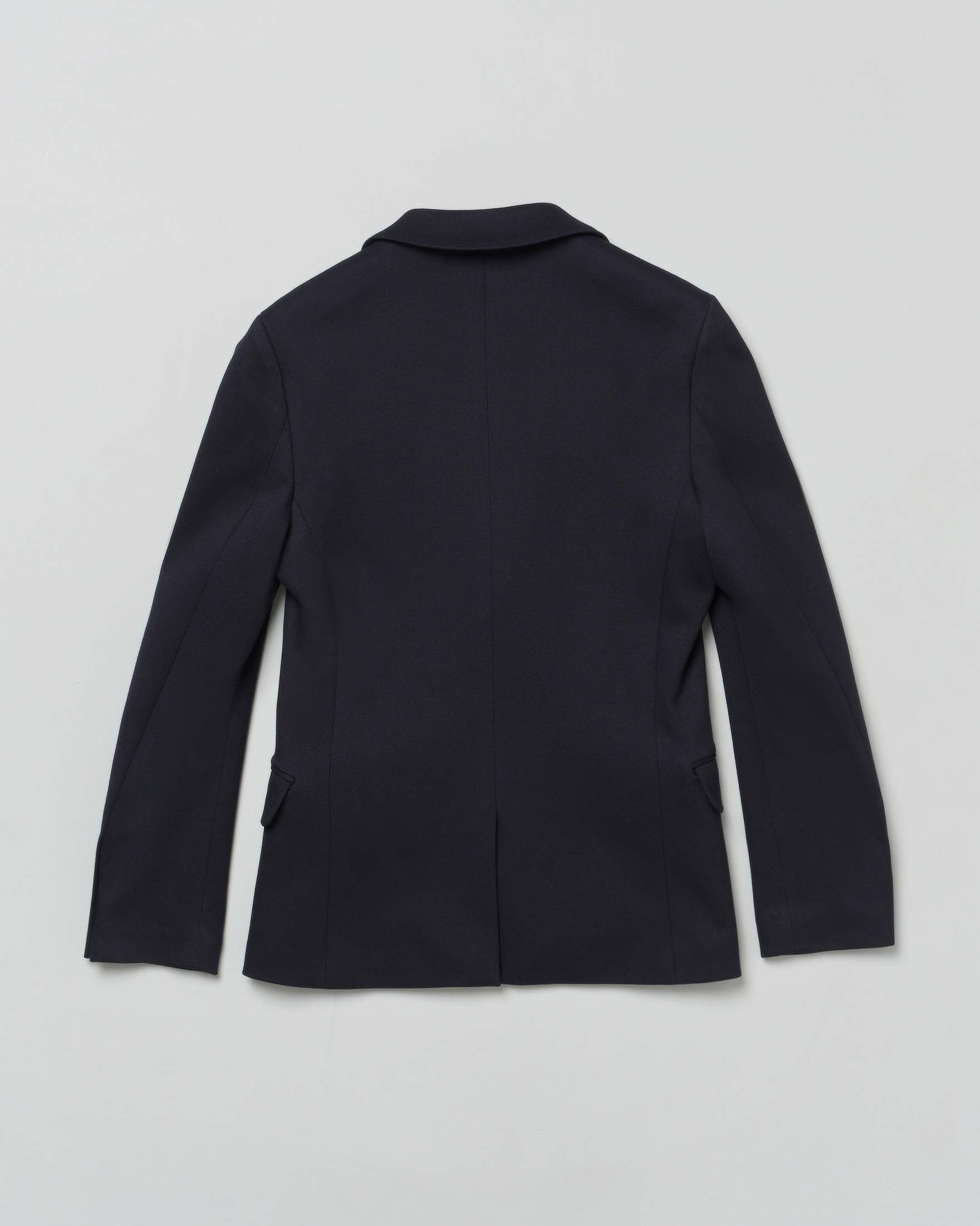 Blazer punto milano blu notte monopetto