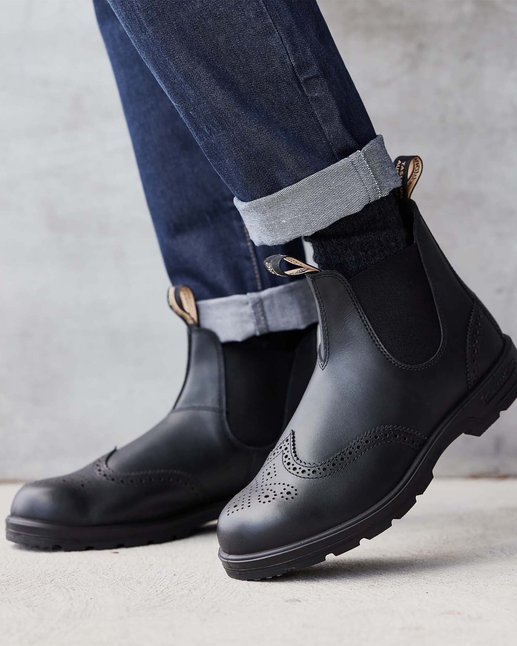 Calzature Stivaletti Coda Di Rondine Uomo Braking Scarpe Beatles