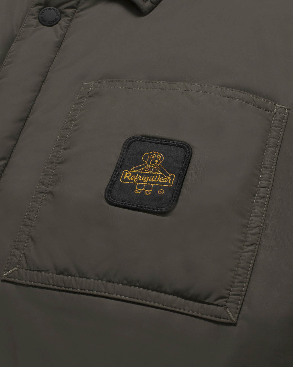 Giacca camicia Lubec verde militare