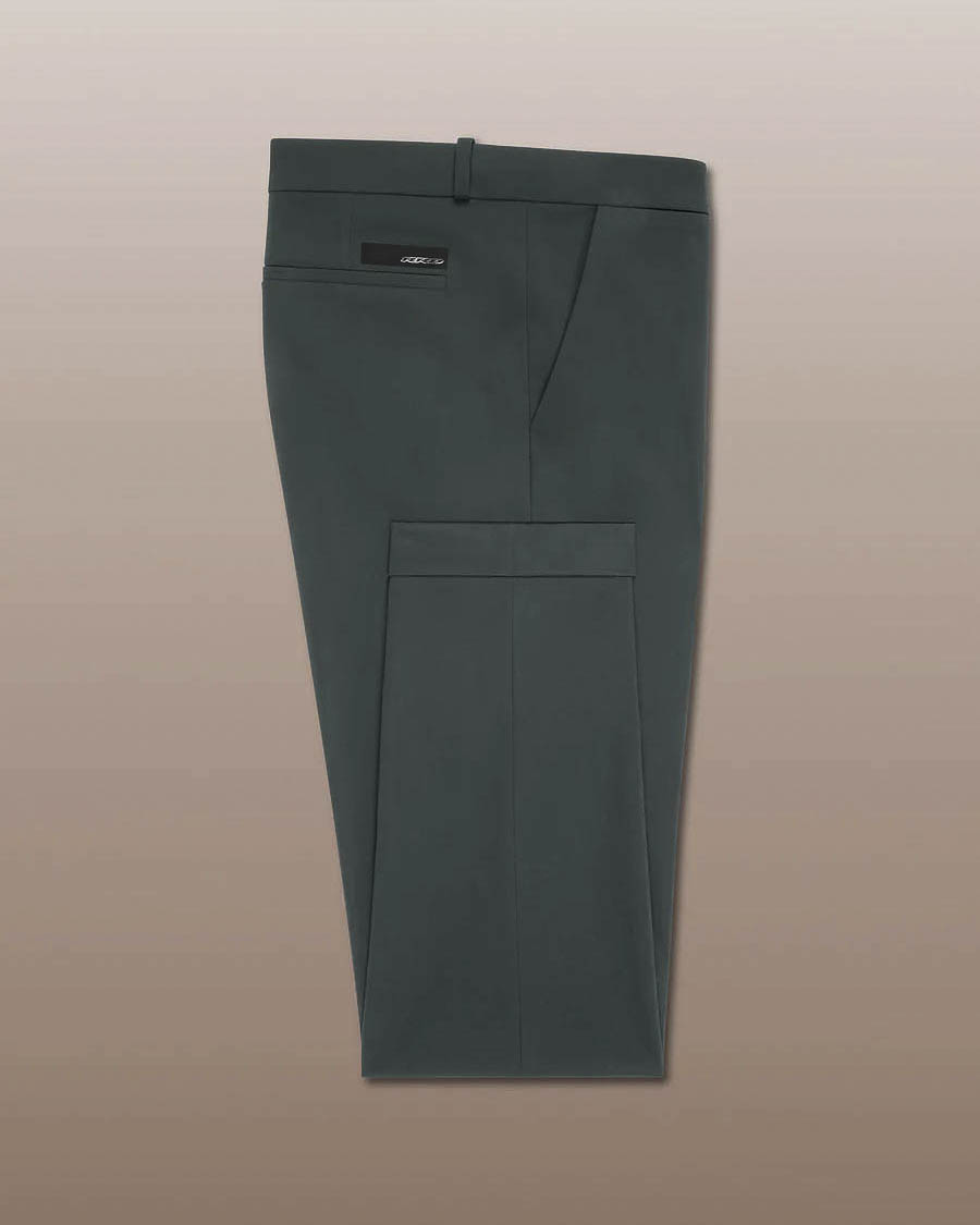 R.R.D. — Winter Chino R.R.D. verde militare in tessuto tecnico stretch