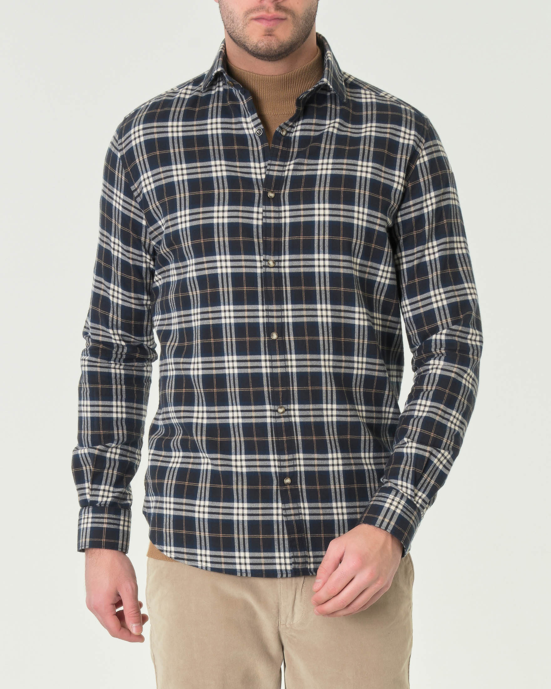 Damart - Liquette maille jersey long 95 cm - Bleu Bleu - Prêt-à-Porter