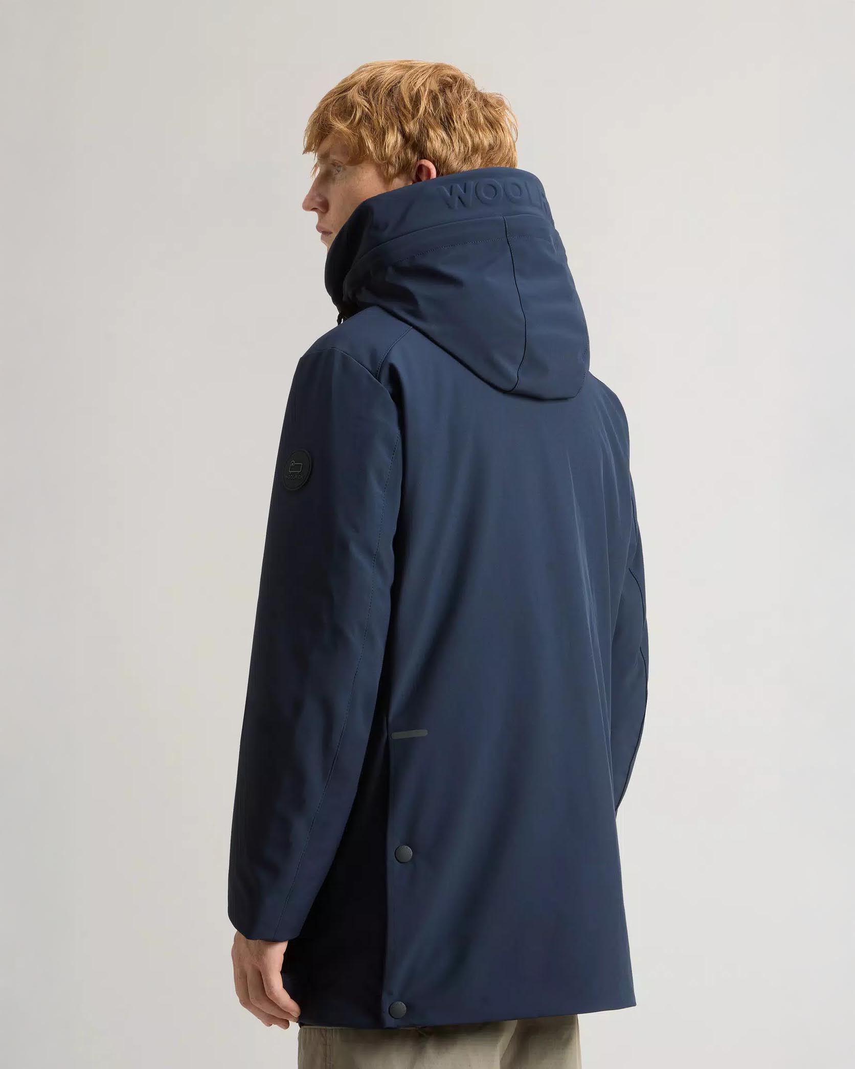 Parka blu in Tech Softshell image
