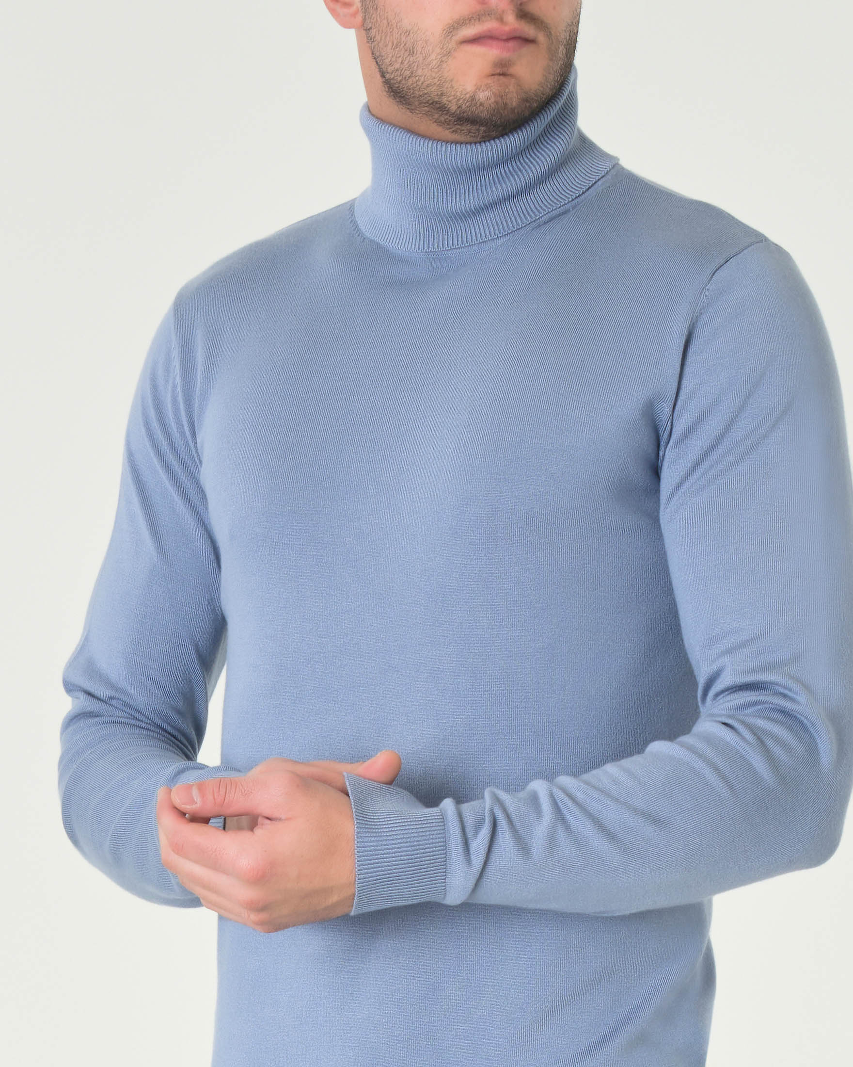 Dolcevita Paul Baker azzurro tinta unita image