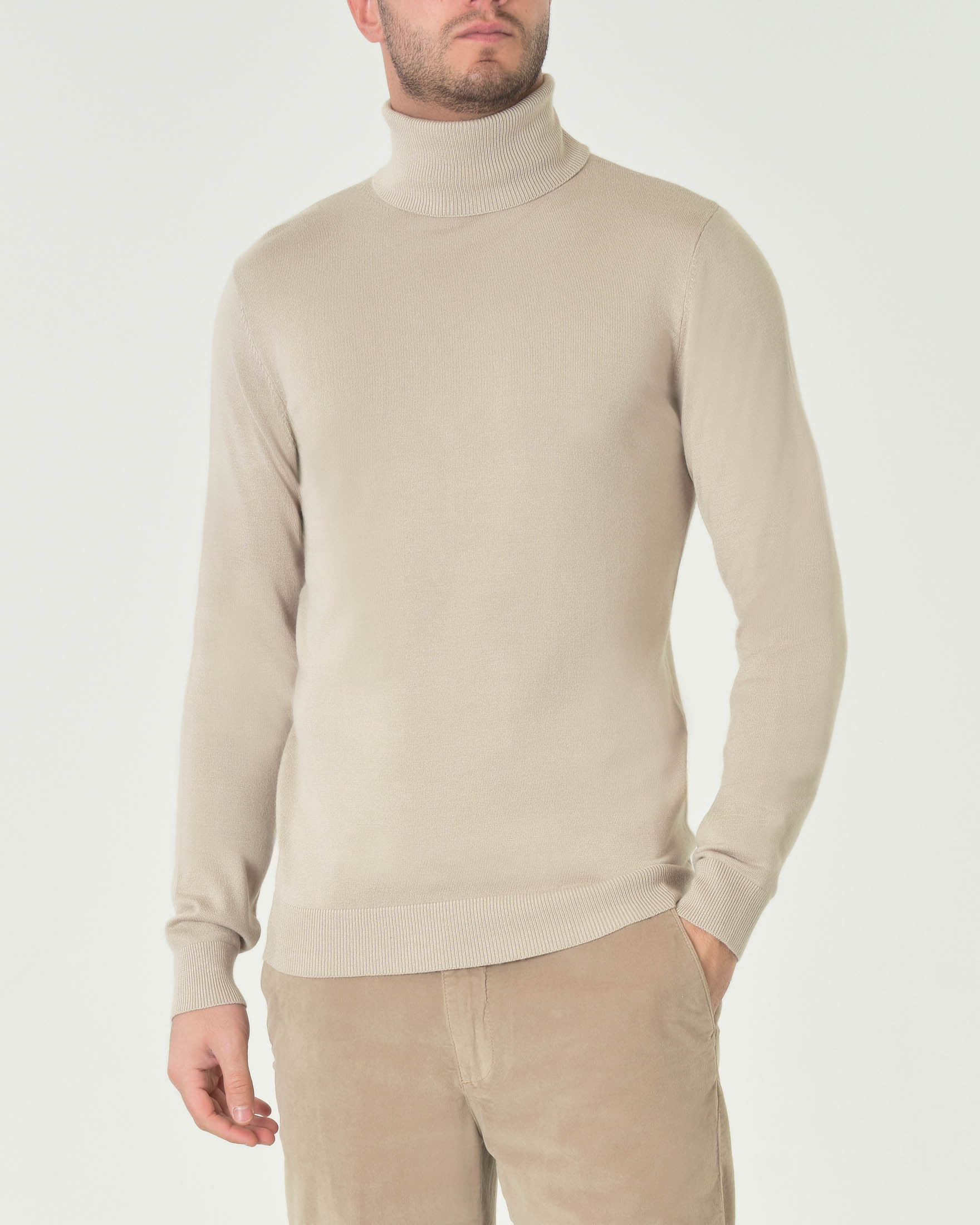 Dolcevita Paul Baker beige tinta unita