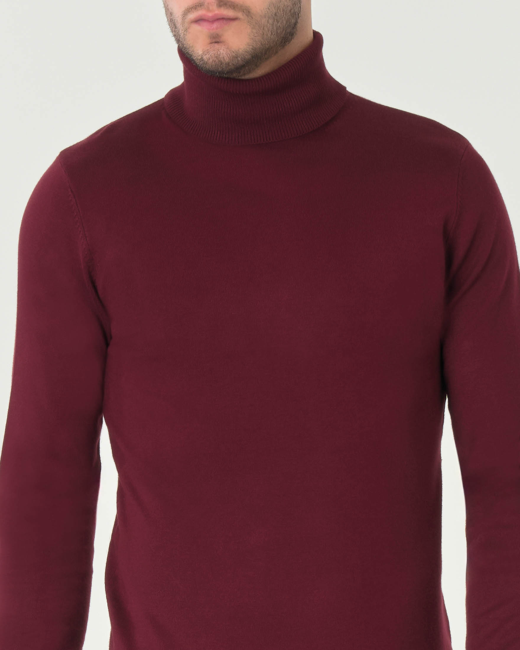 Dolcevita Paul Baker bordeaux tinta unita in viscosa