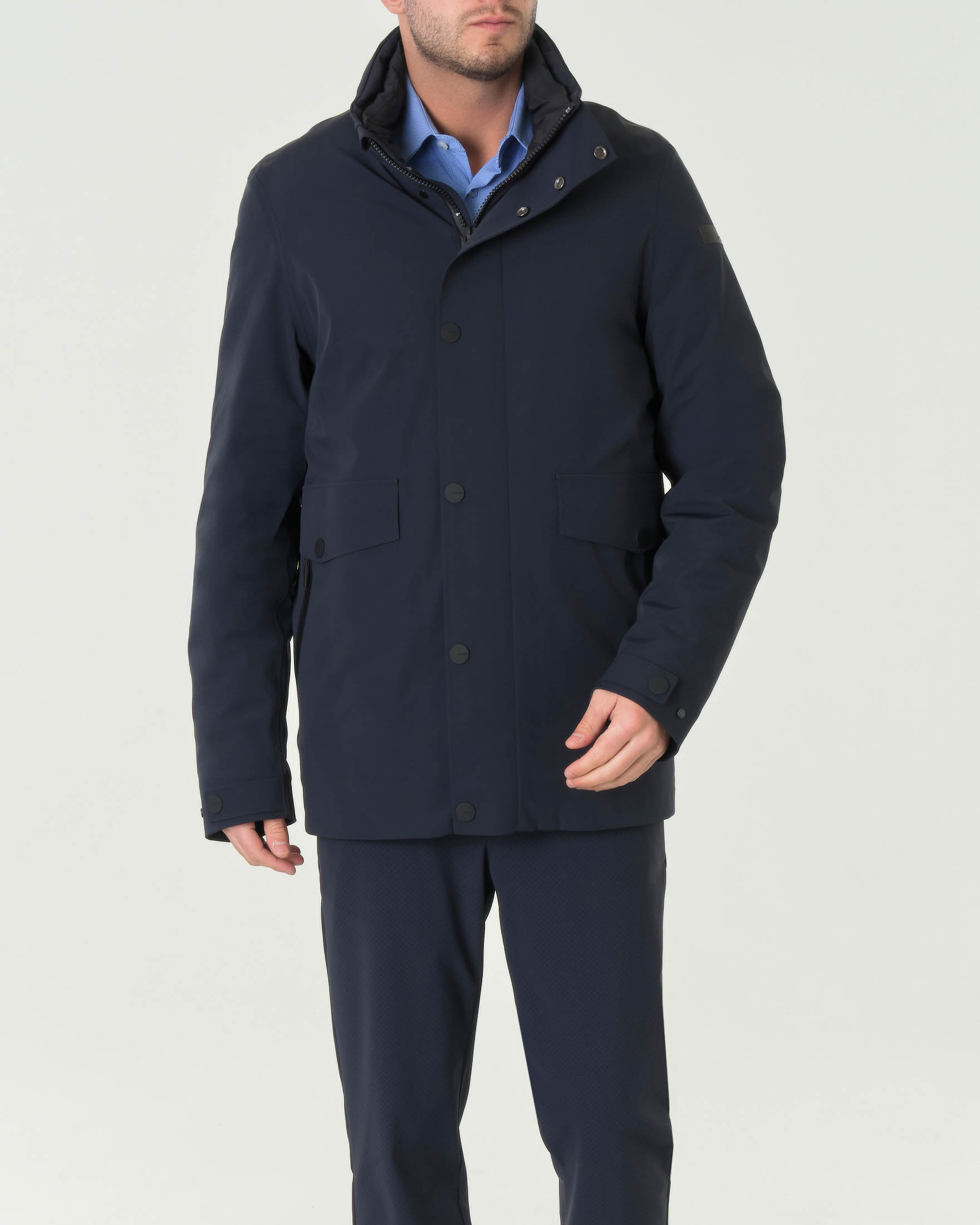 R.R.D. Egg Floating Parka blu