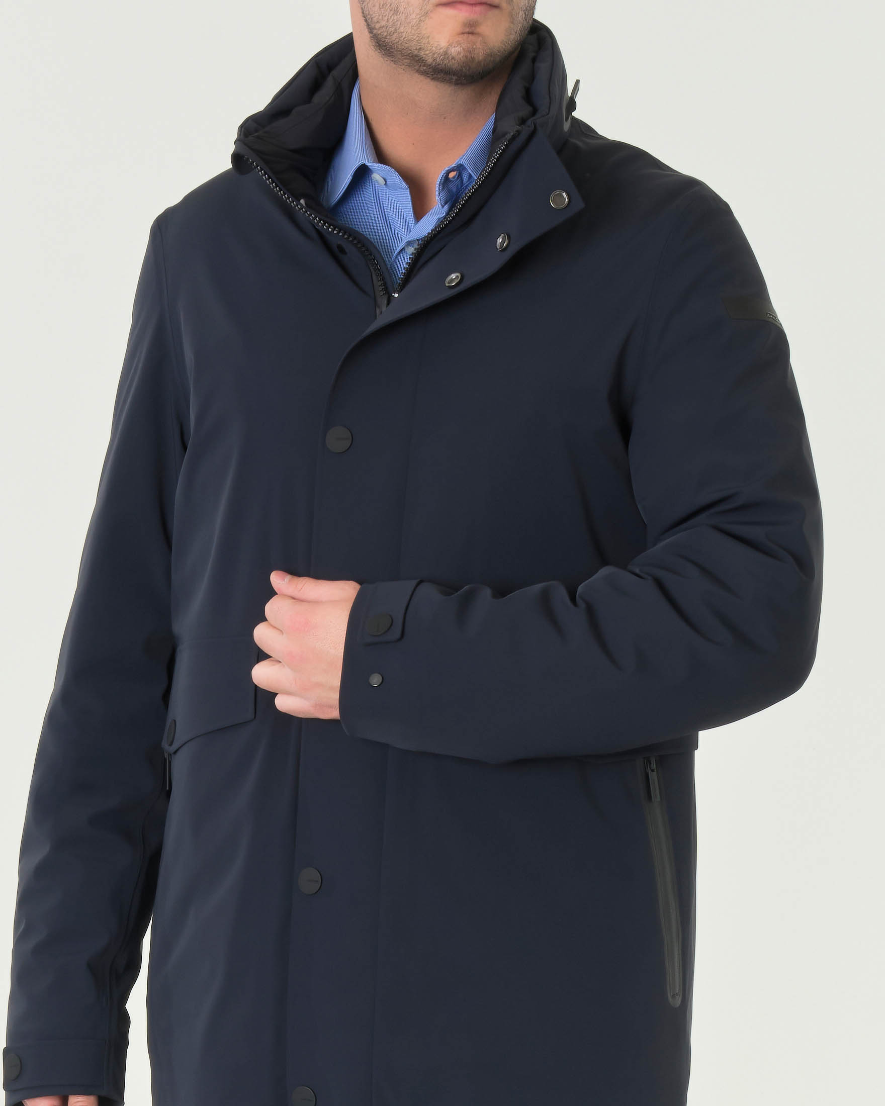 R.R.D. Egg Floating Parka blu image