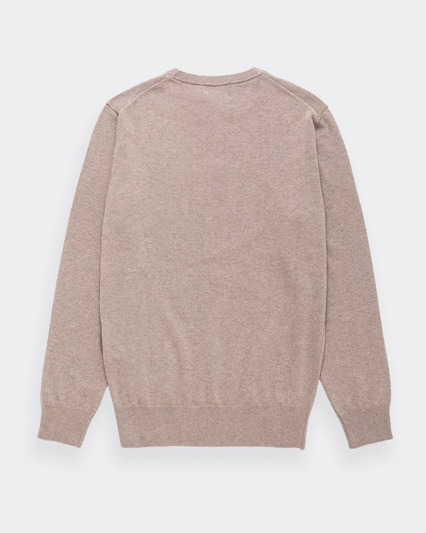 Maglia Refrigiwear beige girocollo in misto lana viscosa e cachemire image