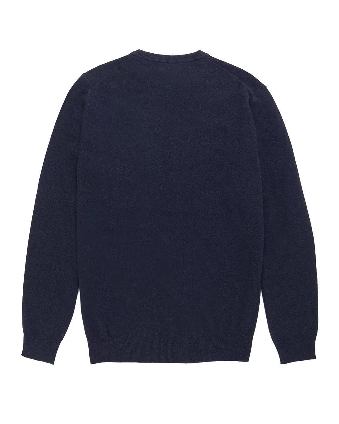 Maglia girocollo Refrigiwear blu in misto lana viscosa e cachemire image