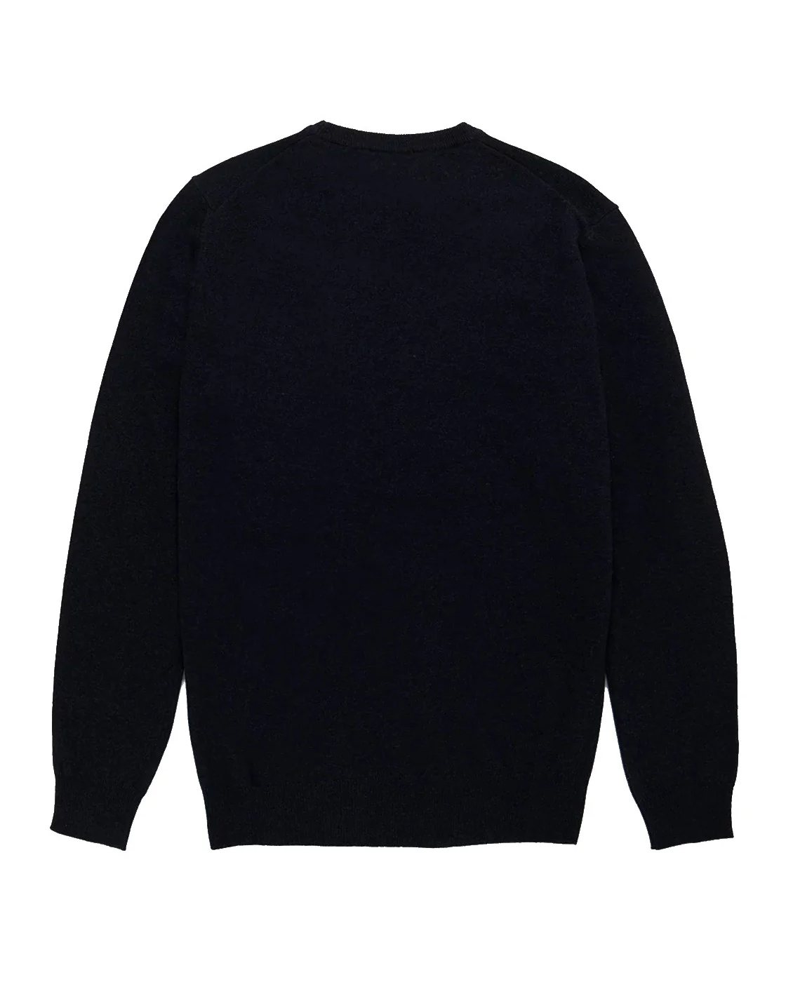 Maglia girocollo Refrigiwear nera in misto lana viscosa e cachemire image