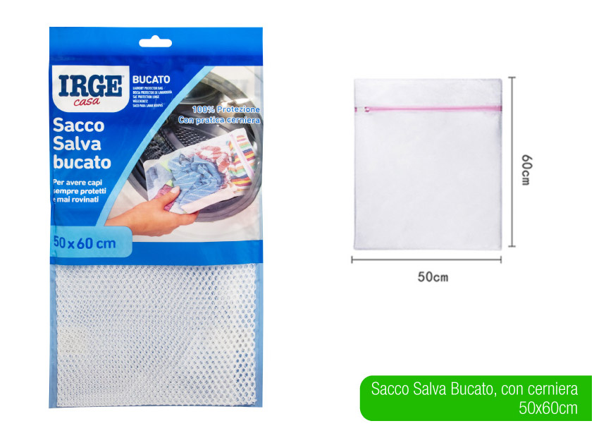 Irge Sacco Salvabucato Con Cerniera 50X60H Cm