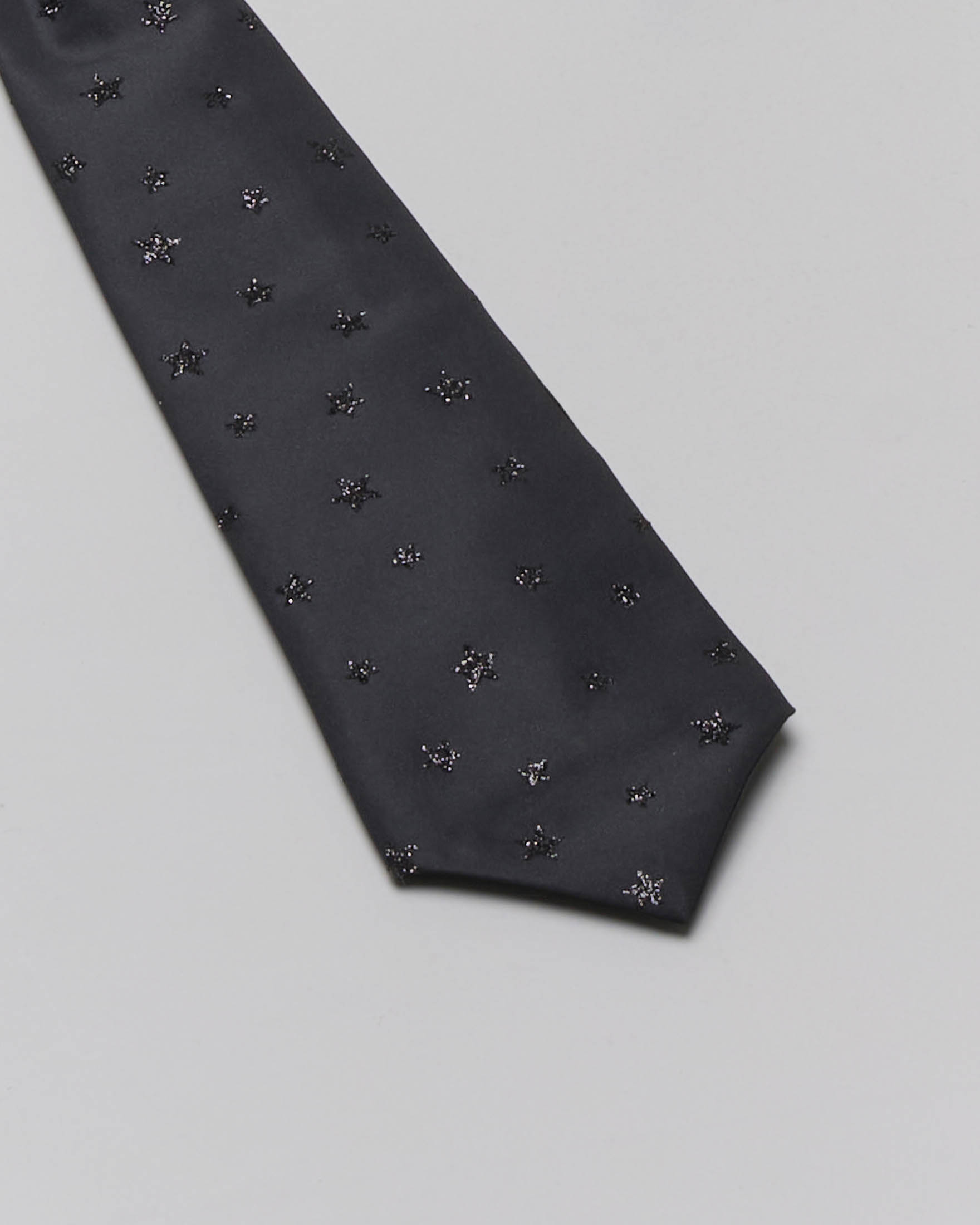 Cravatta Elsy nera con stelline glitter image