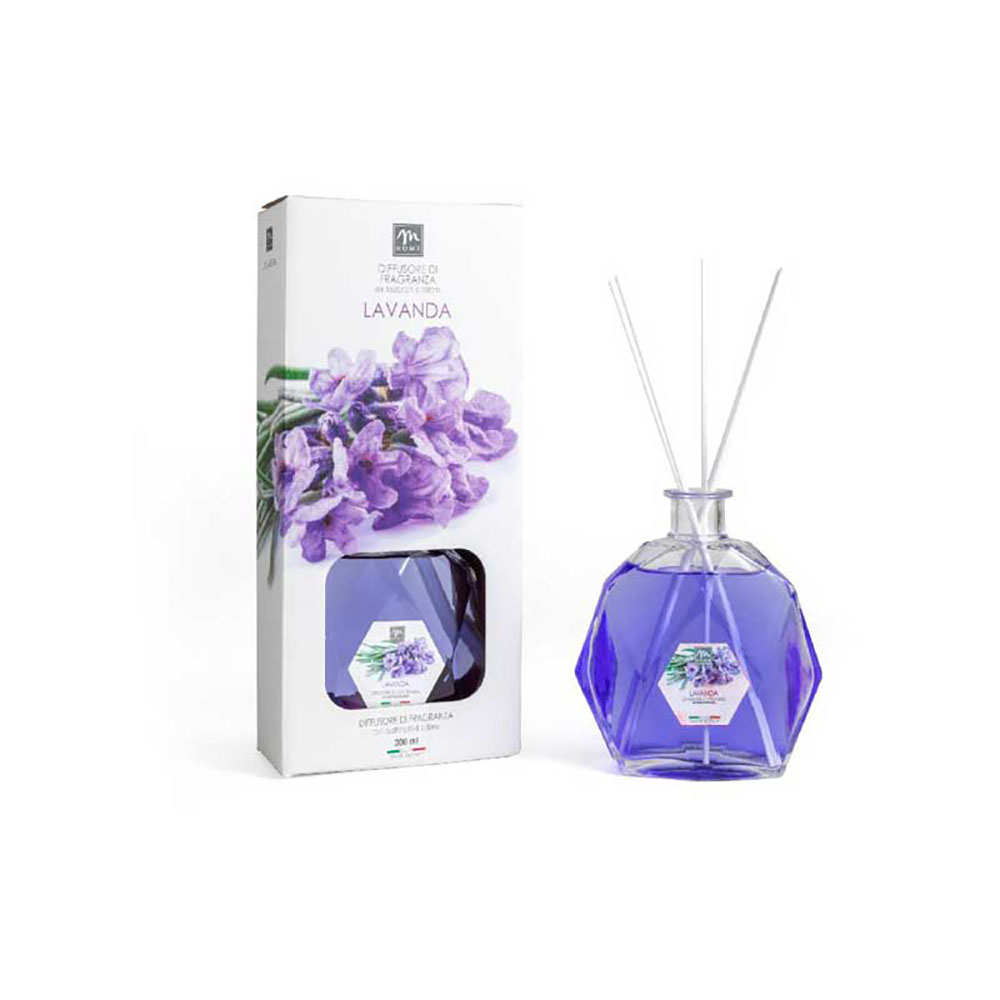 Mercury Diffusore Di Essenza In Bottiglia Esagonale Fragranza Lavanda 300 Ml
