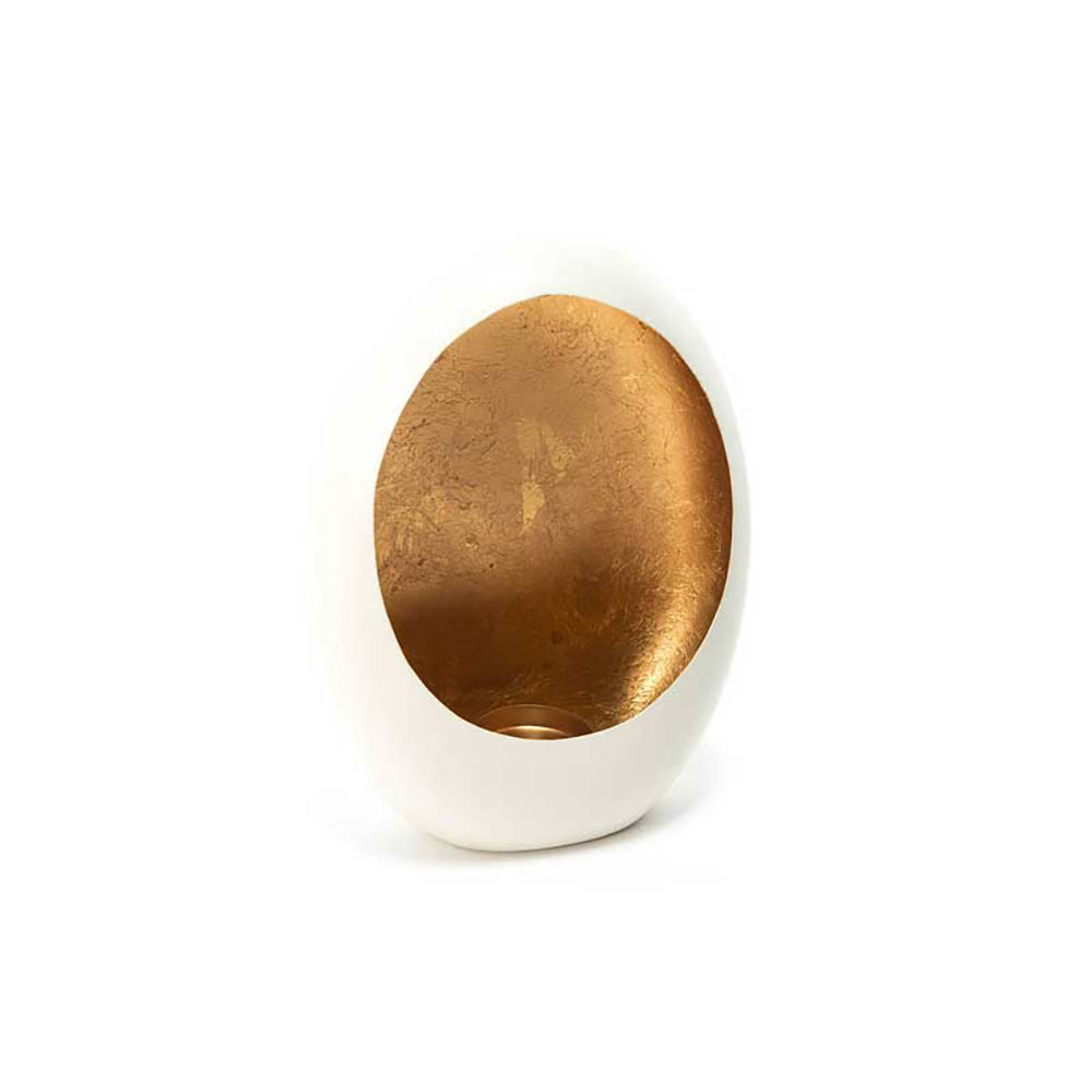 Mercury Portacandela In Metallo Colore Oro 21X10X29H Cm