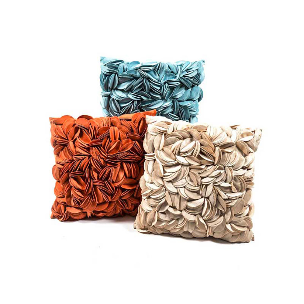 Mercury Cuscino Decorato In Velluto 45X45 Cm - 3 Colori 