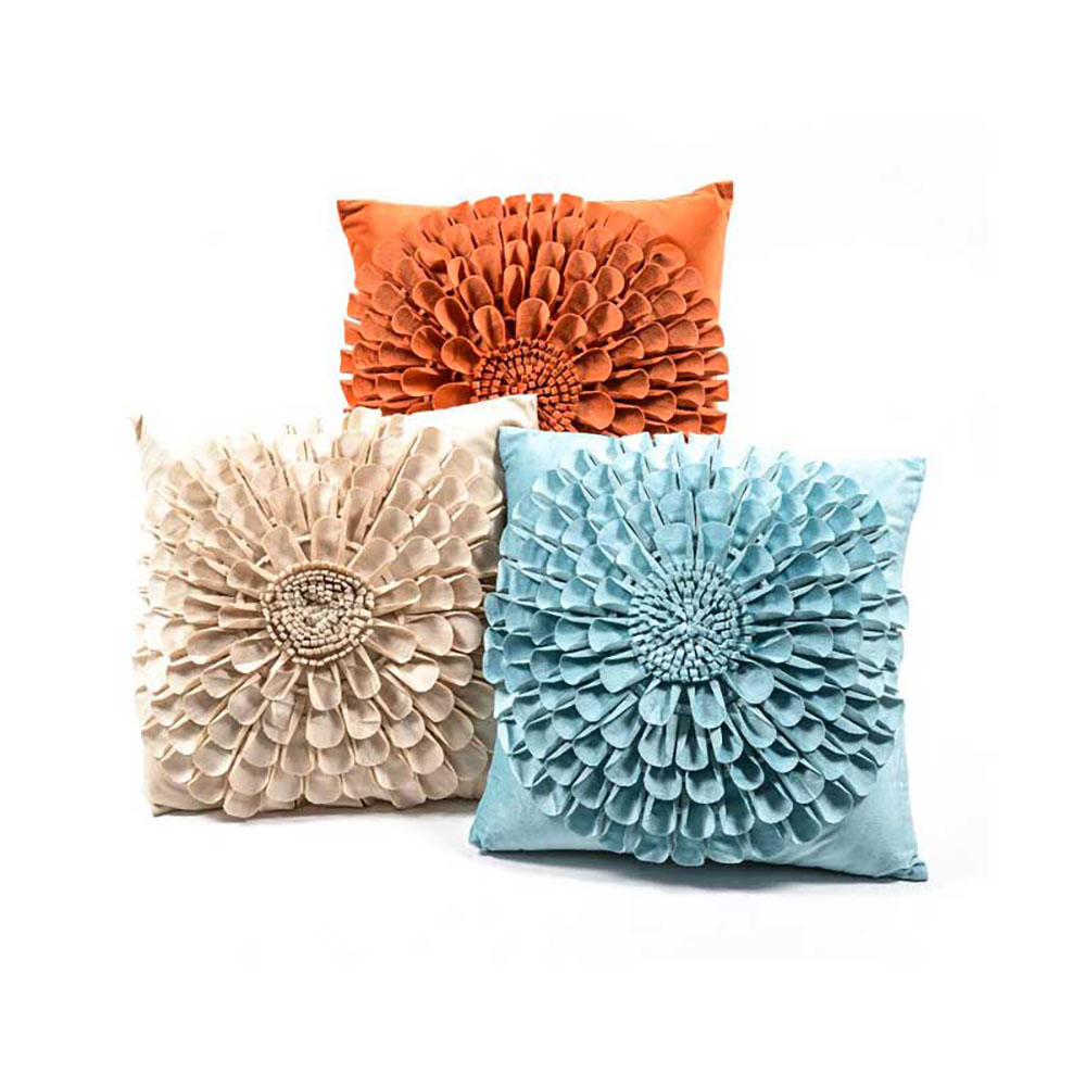 Mercury Cuscino Decorato In Velluto 45X45 Cm - 3 Colori 